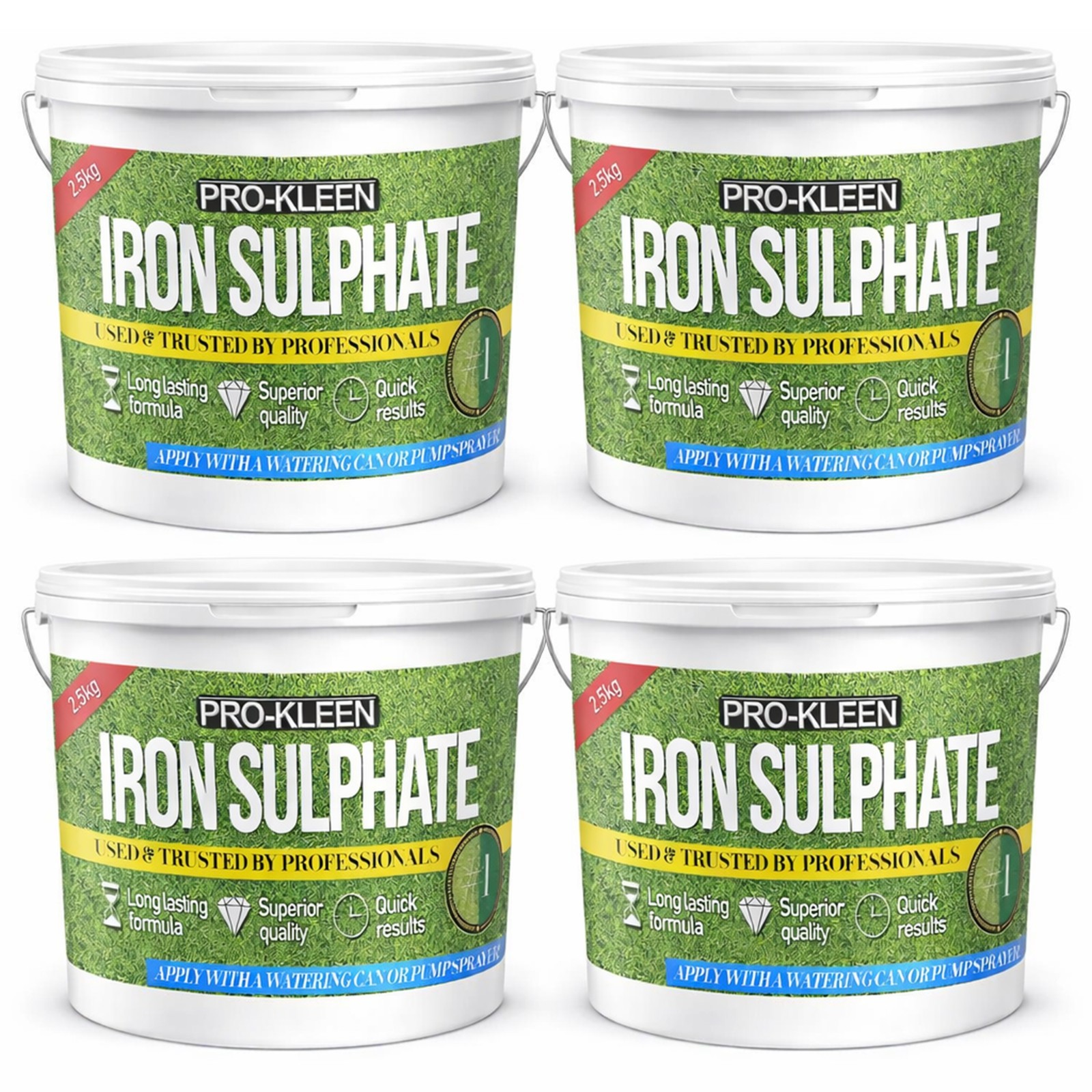 ProKleen Iron Sulphate Grass Green Lawn Tonic Feed Soluble Damp Grade 10KG
