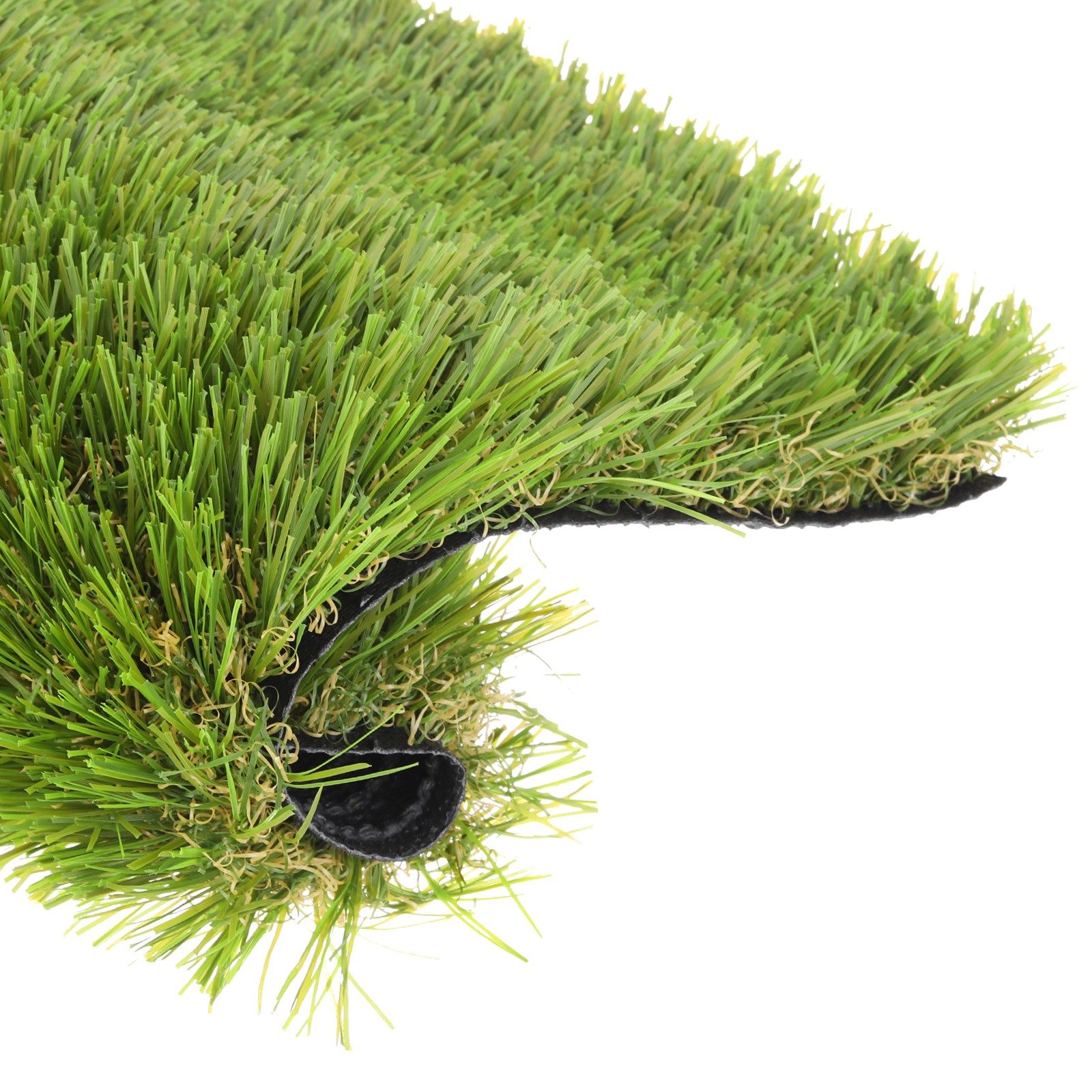 Artificial Grass Turf Mat, 12x12x1.6 Inch Realistic Fake Grass Rug Carpet, 9Pcs