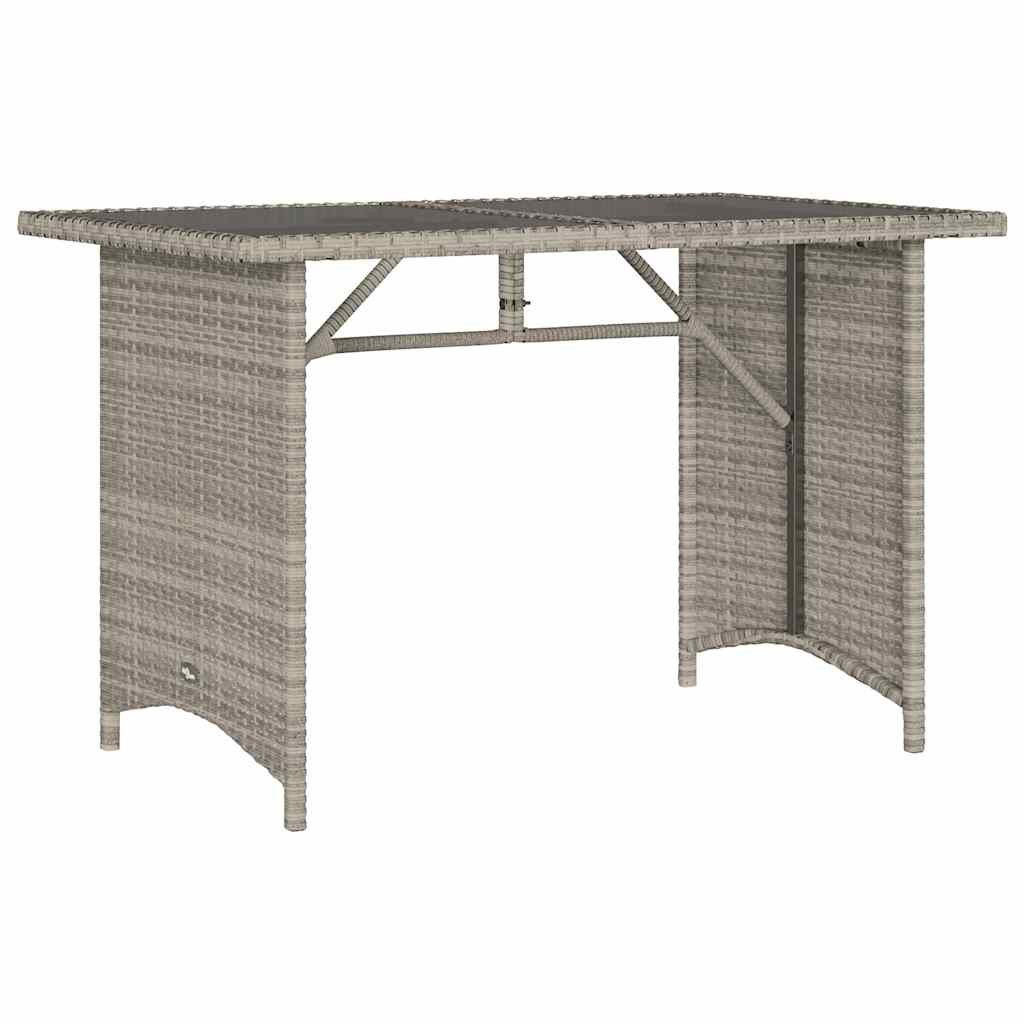 Garden Table with Top Outdoor Dining Table Coffee Table Poly Rattan vidaXL