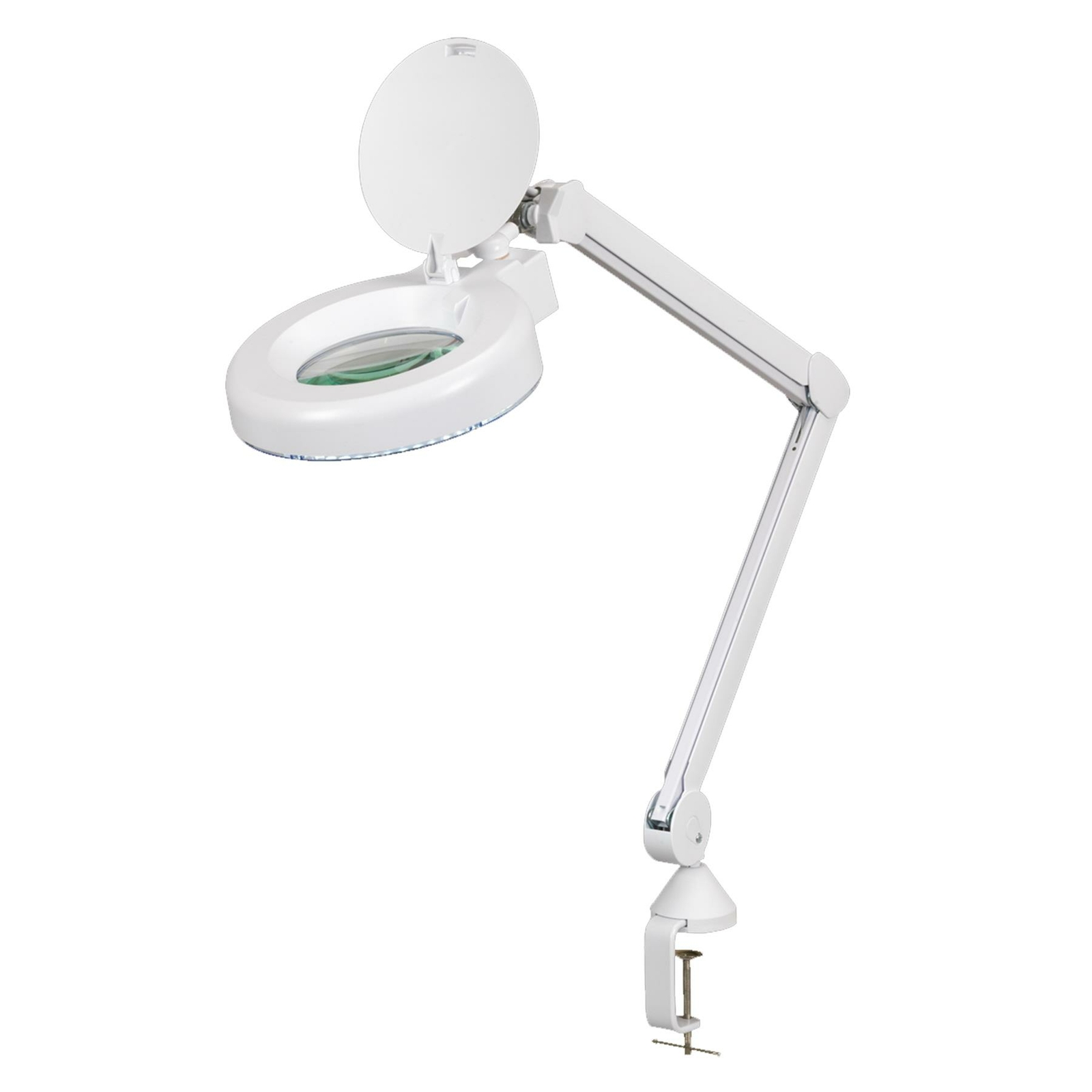 Sealey Bench Mounting Magnifying Work Light 48 SMD LED 230V Multi Position