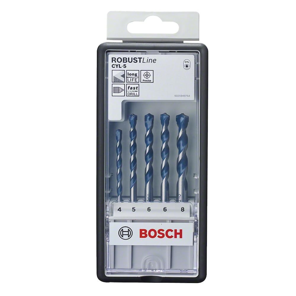 BOSCH Robust Line CYL-5 Betonbohrer-Set NEW
