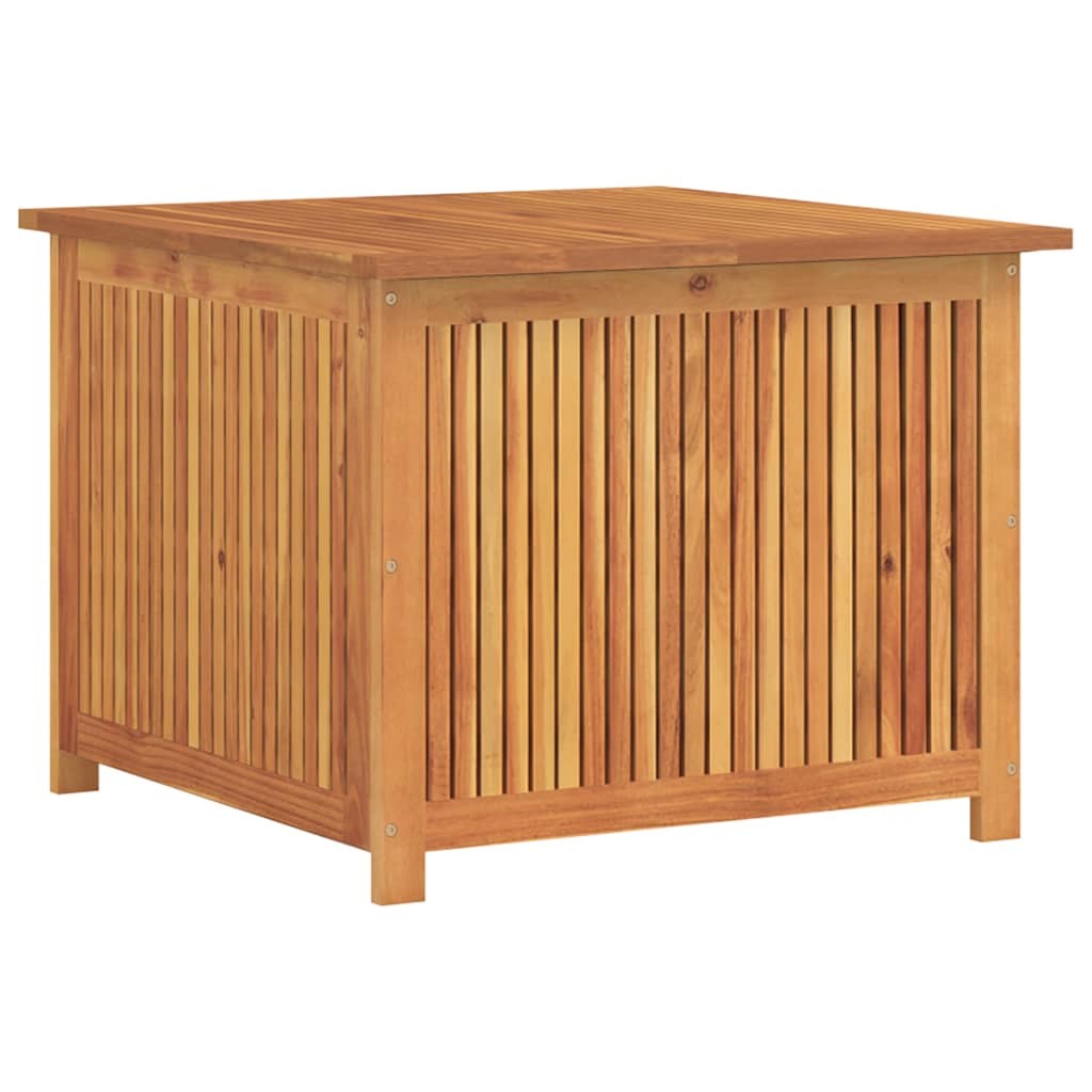 Garden Storage Box Outdoor Bench Blanket Solid Wood Acacia vidaXL