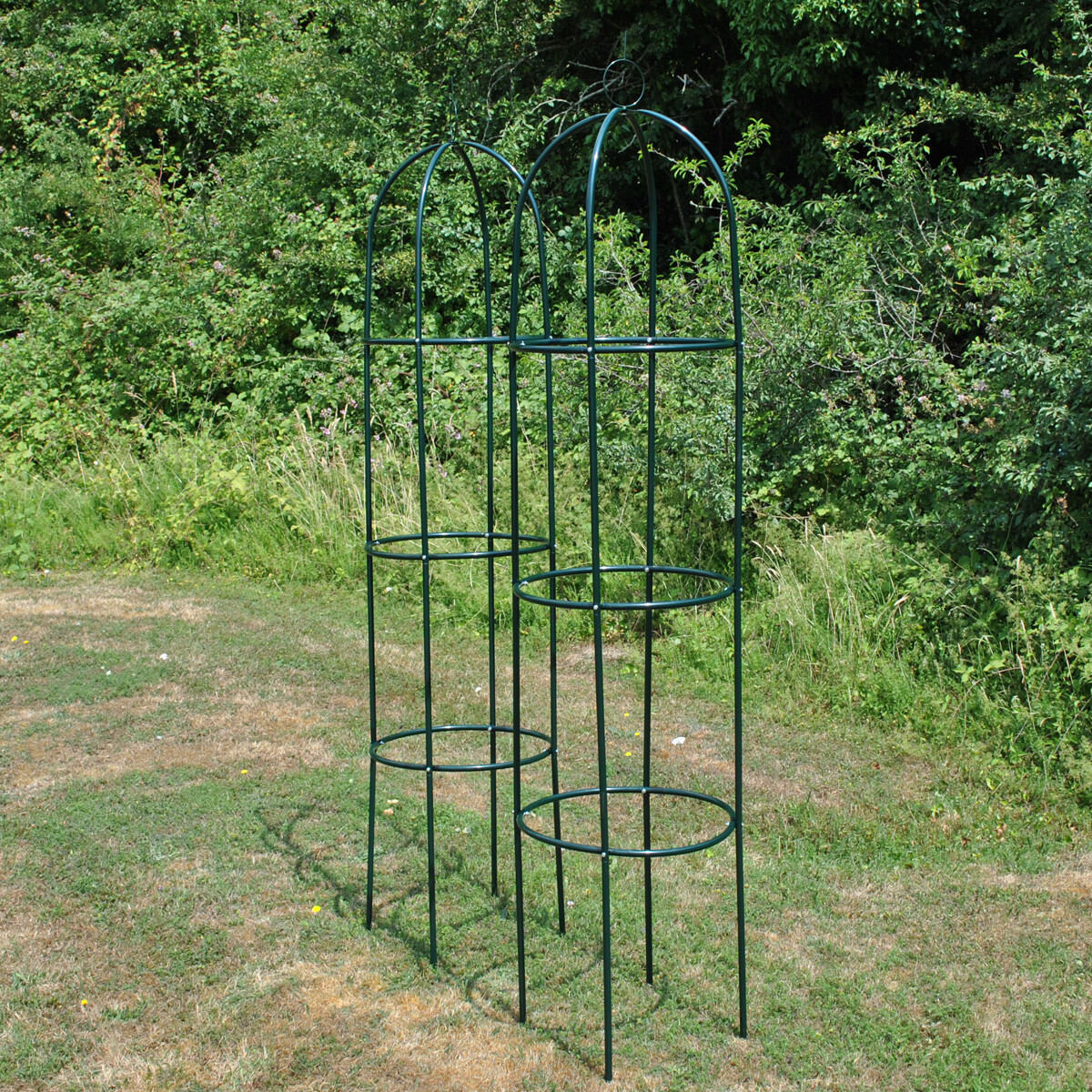 Outdoor Garden Metal Obelisk 1.9m Climbing Plant Support Trellis Frame Pack of 4