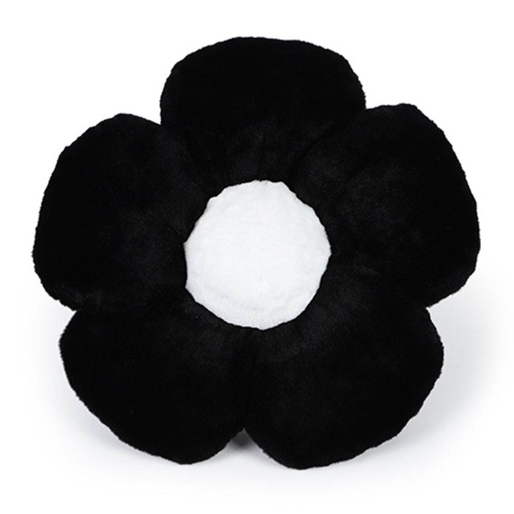3X(Flower Cushion Office Chair Cushion Black and White Cushion Sofa1305