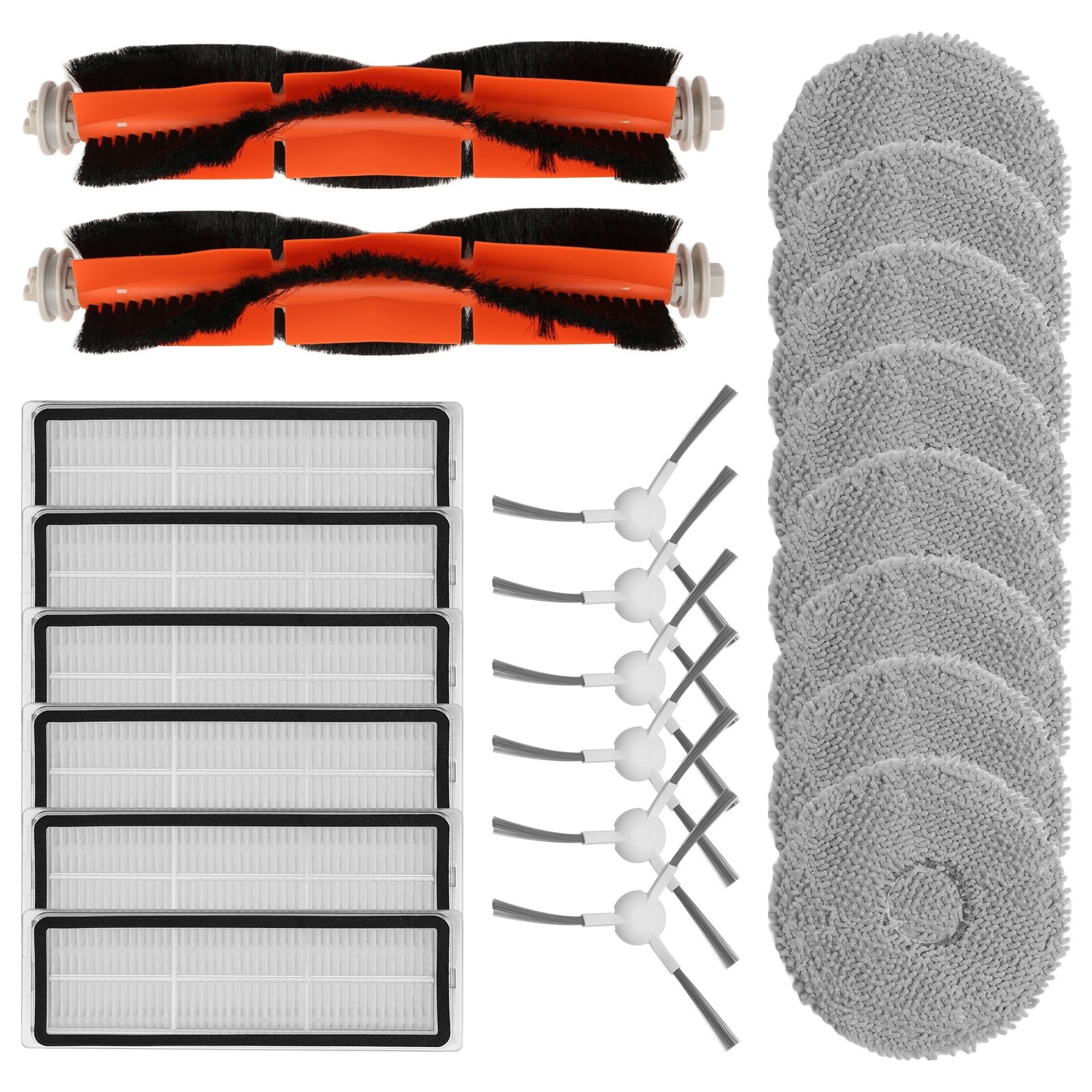 For Robot Vacuum S10+ / S10 Plus Accessories Hepa Mop Rag Cloth Spare7059