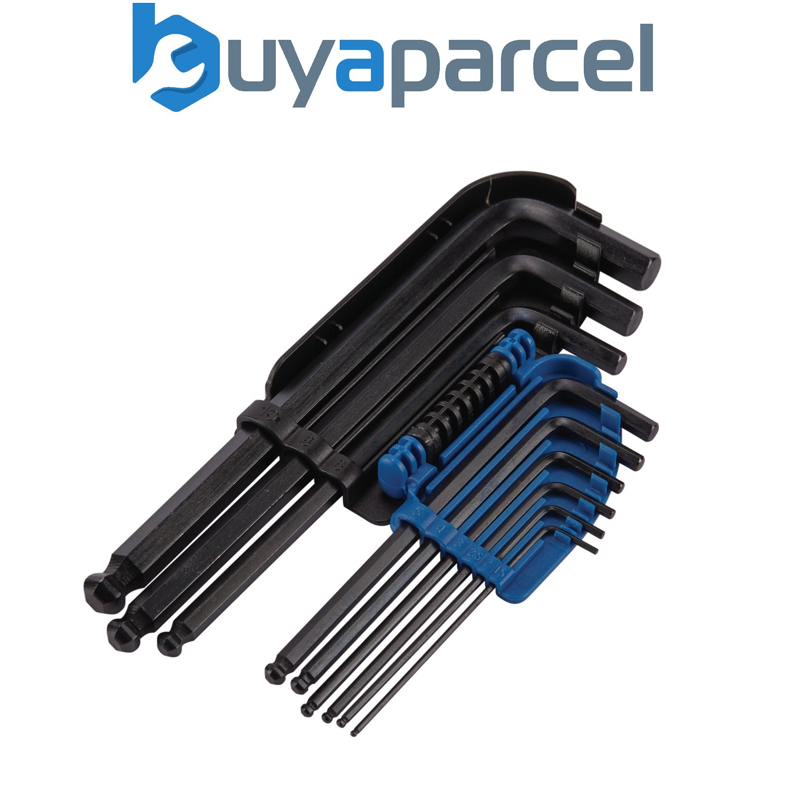 Draper 08380 Metric Hexagon and Ball End Hexagon Key Set (9 Piece)