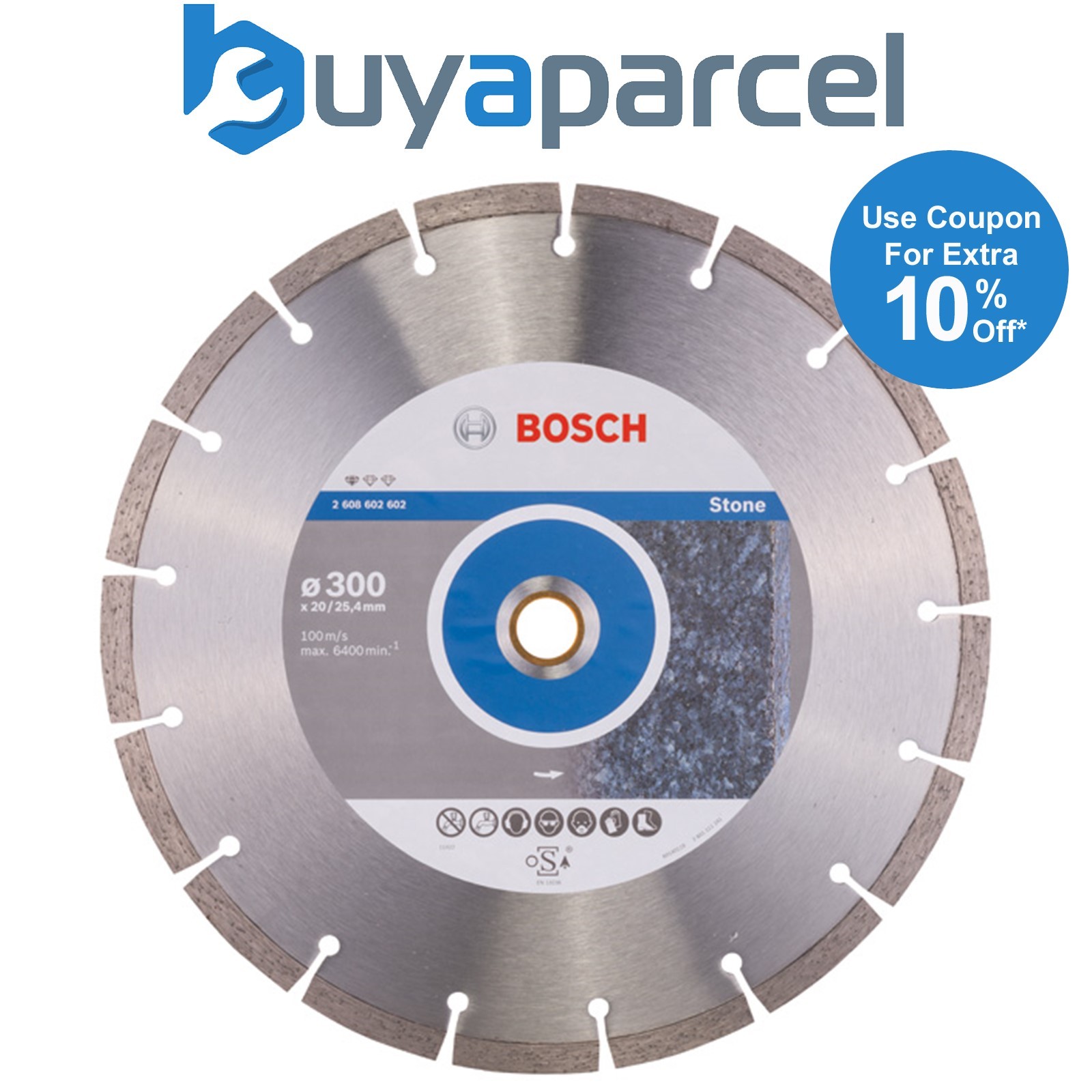 Bosch Diamond cutting discs Standard for Stone diamond cutting disc 2608602602