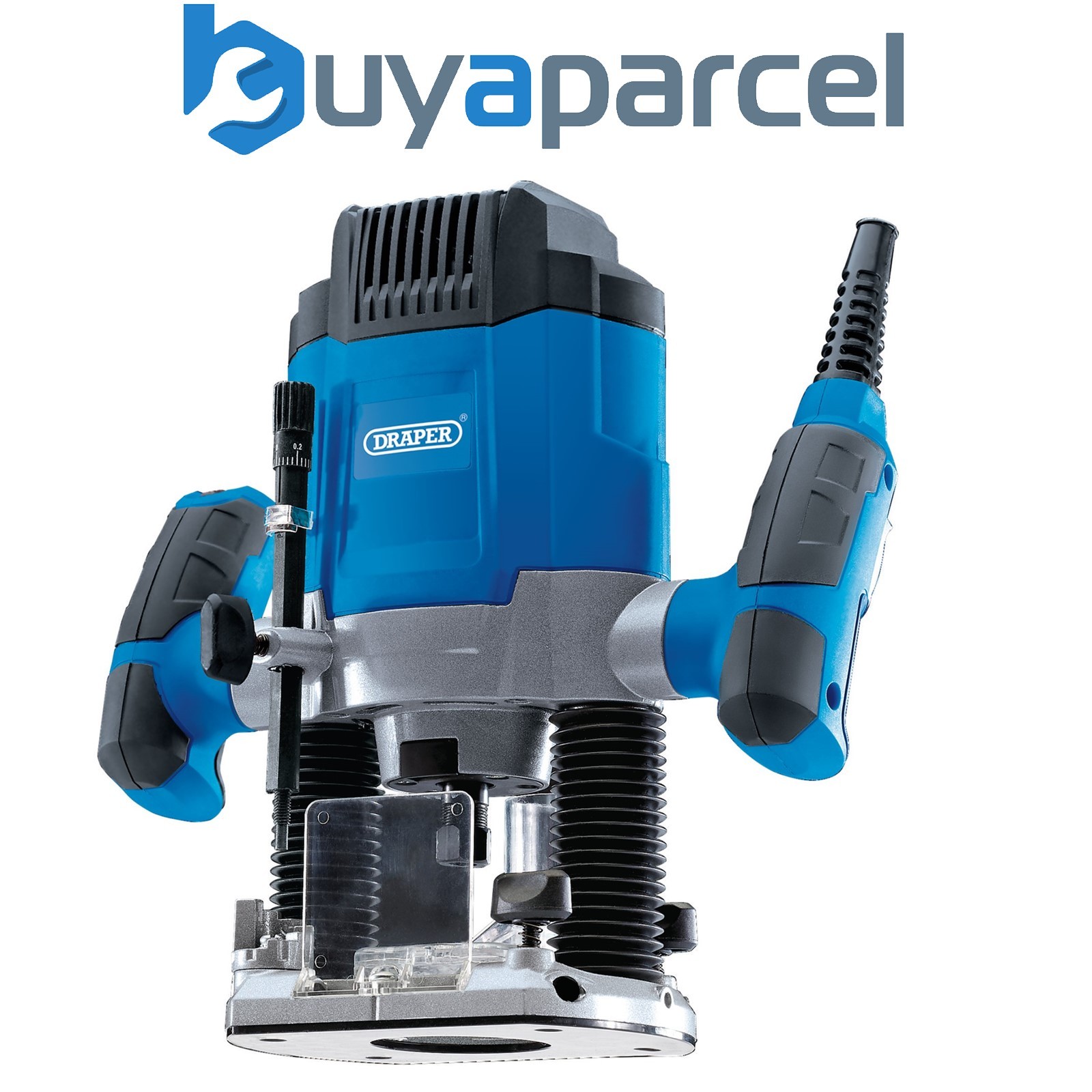 Draper 02519 230V Variable Speed Router, 1/4", 1200W