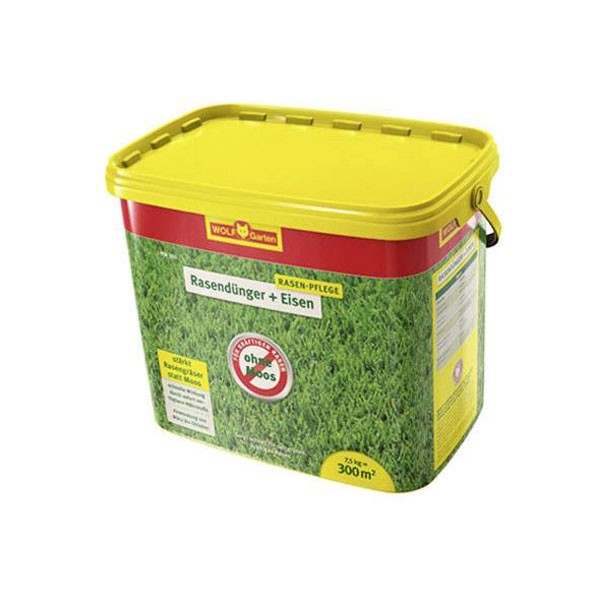 WOLF-Garten L-PM 300 Lawn Feed Plus Iron for 300m² Healthy Lawn
