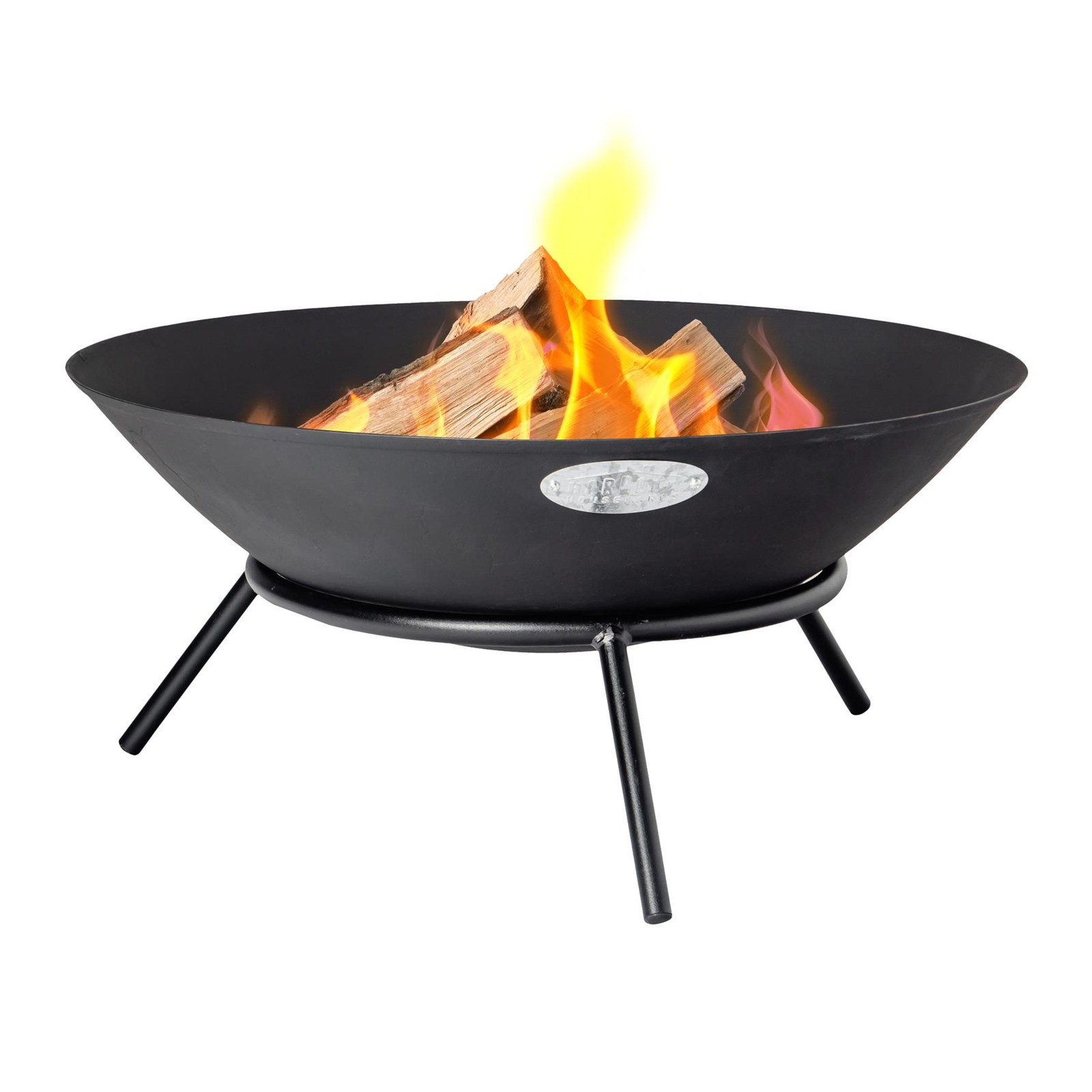 Steel Garden Fire Pit Outdoor Garden Back Yard Patio Heater 56cm Black