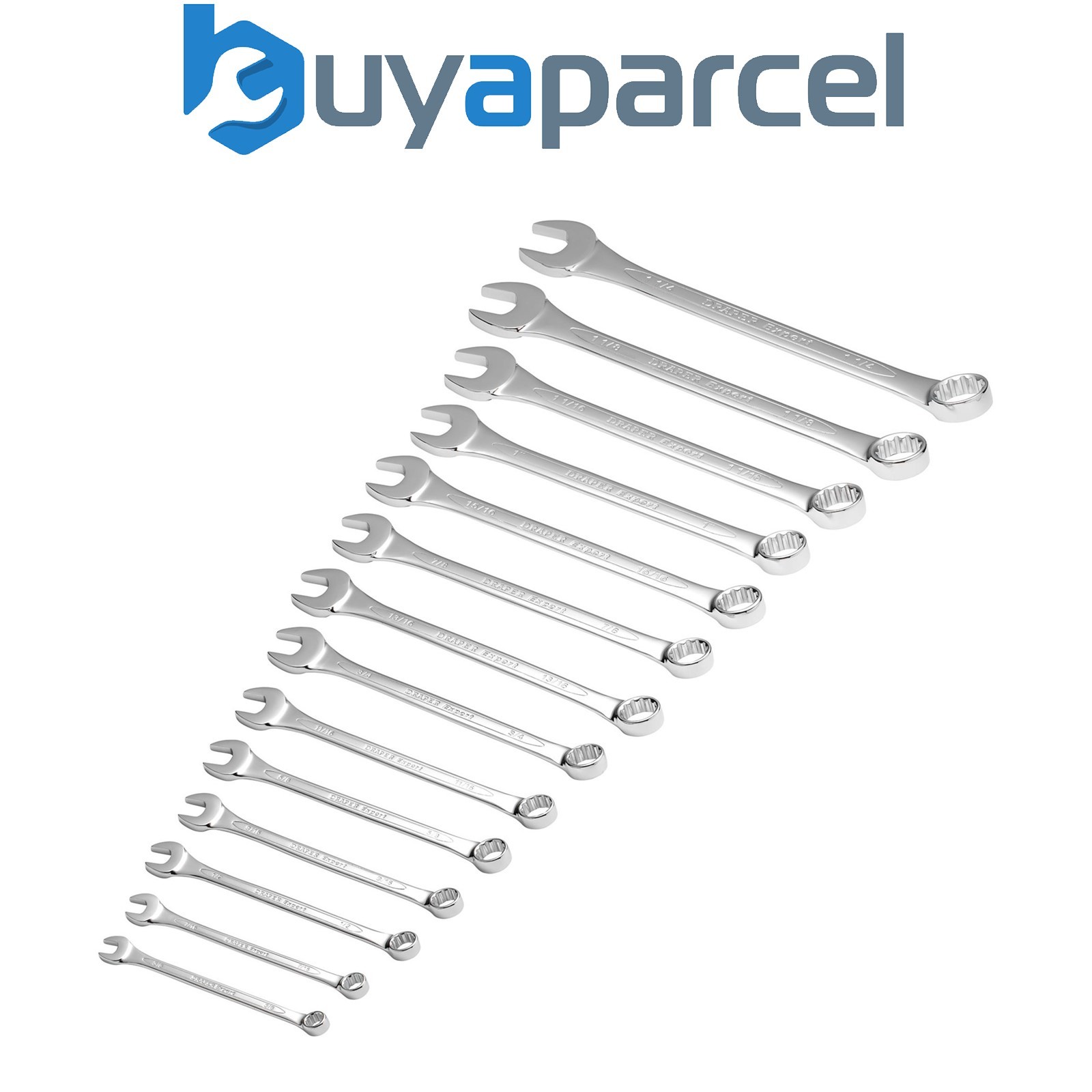 Draper 29548 Draper Expert HI-TORQ Imperial Combination Spanner Set (14 Piece)