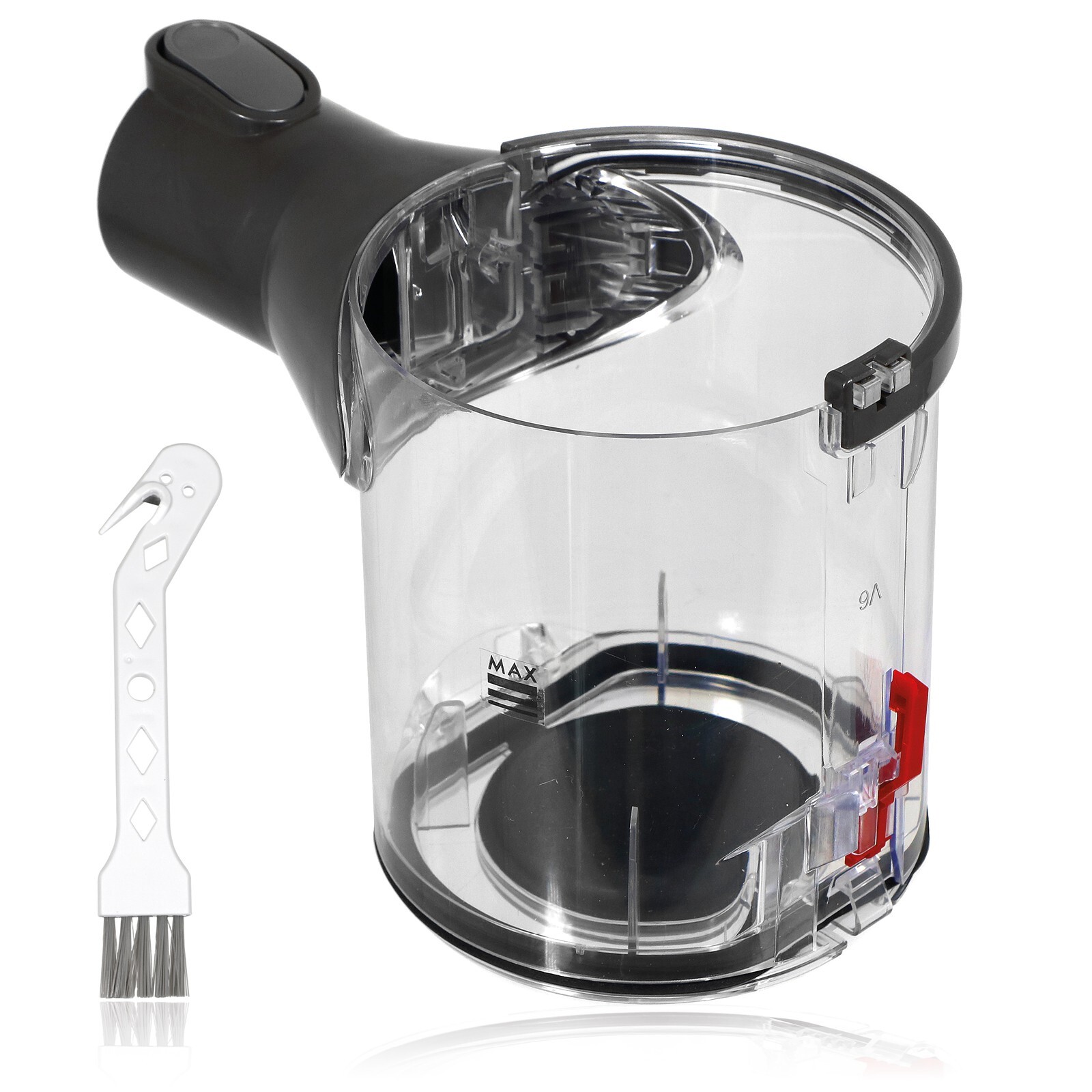 Dirt Bin for DYSON V6 DC58 DC59 SV03 Animal Vacuum Dust Container + Brush