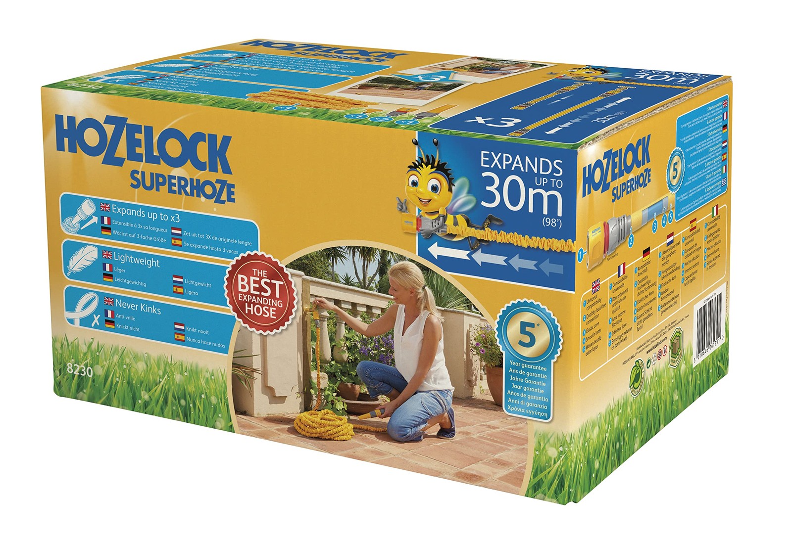 HOZELOCK - Superhoze Expanding Hose 30 m : Flexible Hose, Stretches up to 3x Ori