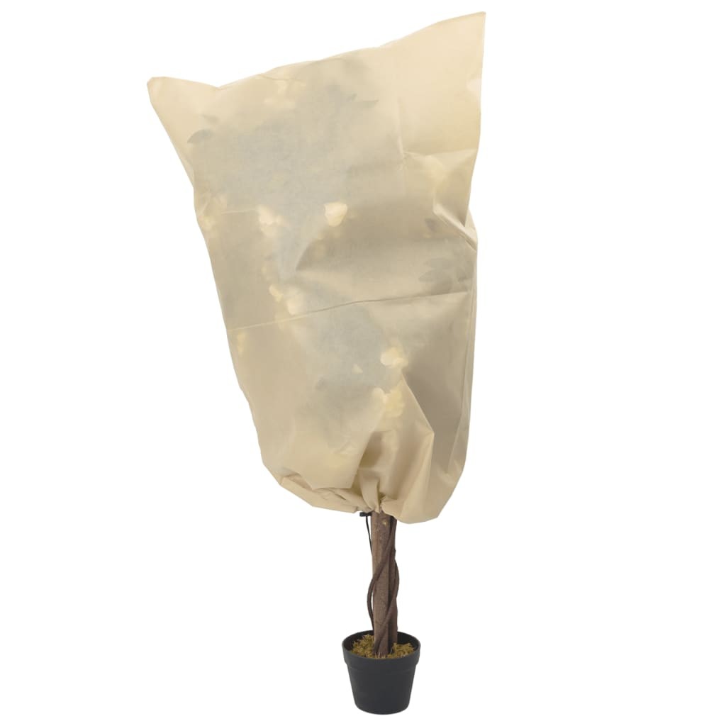 Plant Fleece Covers with Drawstring Frost Protection 12 pcs 70 g/m² vidaXL
