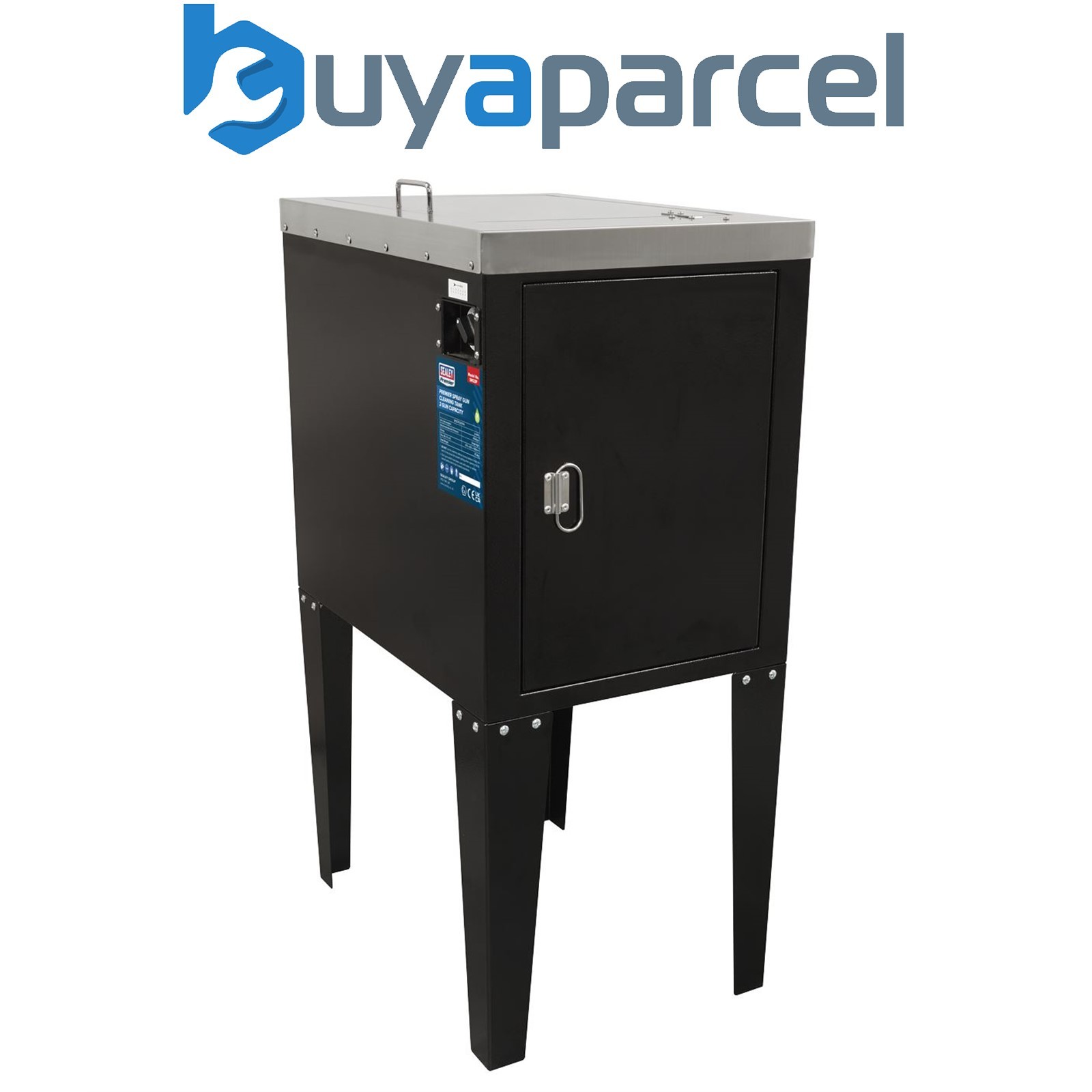 Sealey SM23P Premier Spray Gun Cleaning Tank 2 Gun Capacity