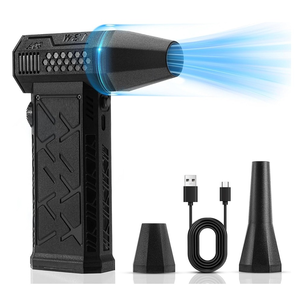 200W Compressed Air Duster 130000RPM Tiny Electric Air Duster, Stepless1673