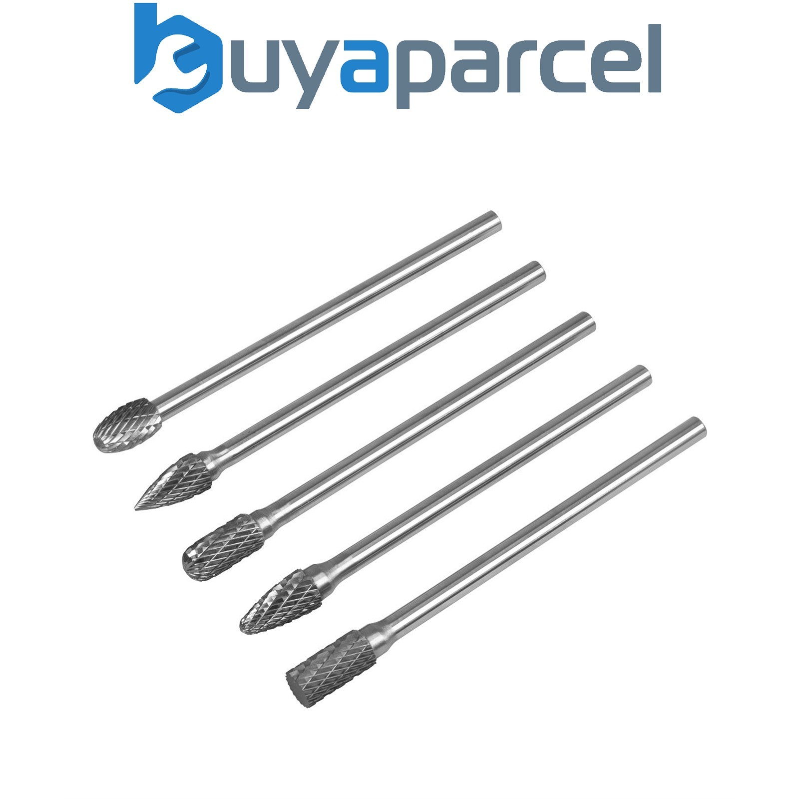 Sealey SDBK5XL Tungsten Carbide Rotary Burr Set Extra-Long 5pc