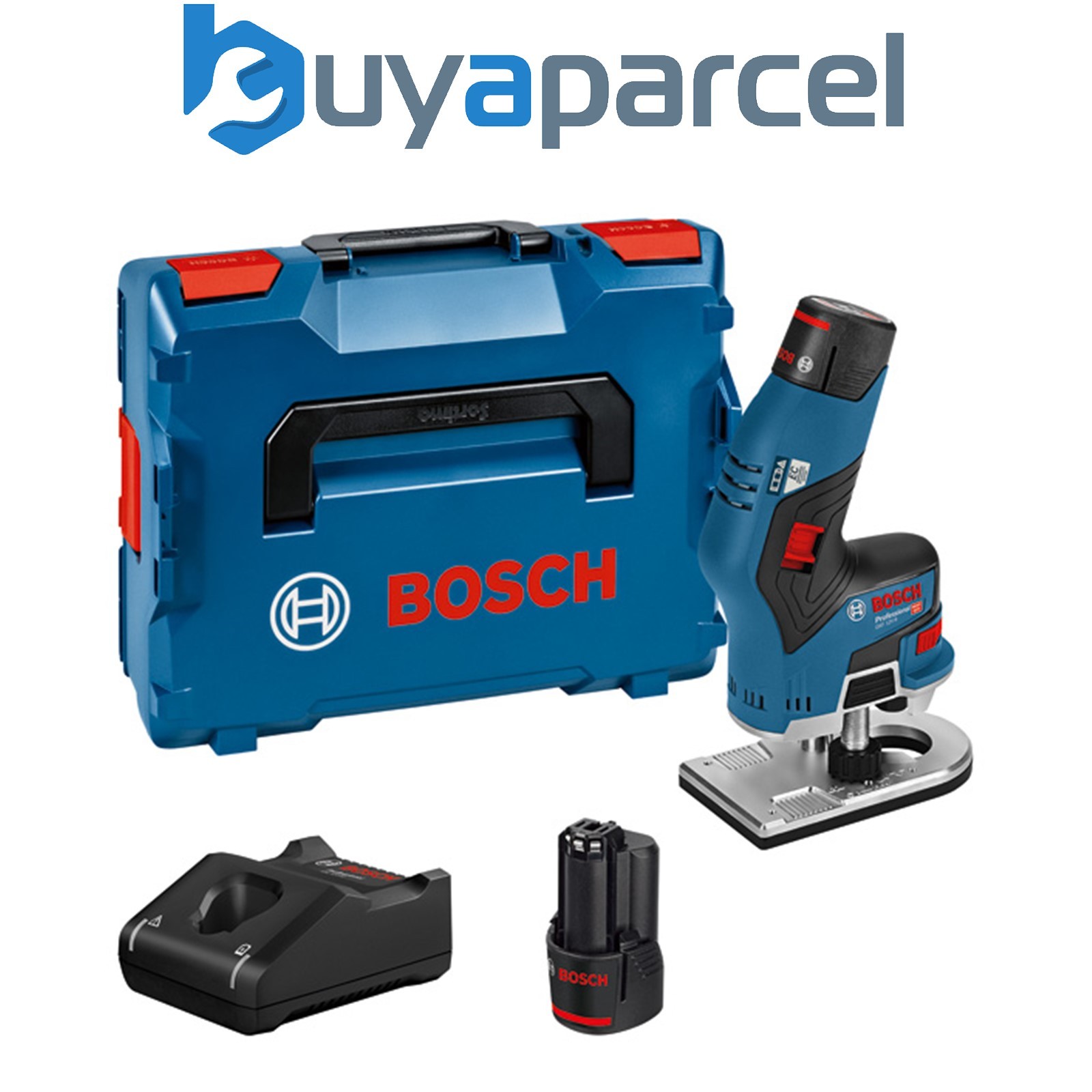 Bosch PRO 12v Cordless Palm Router GKF 12V-8 L-Boxx 136 06016B0070