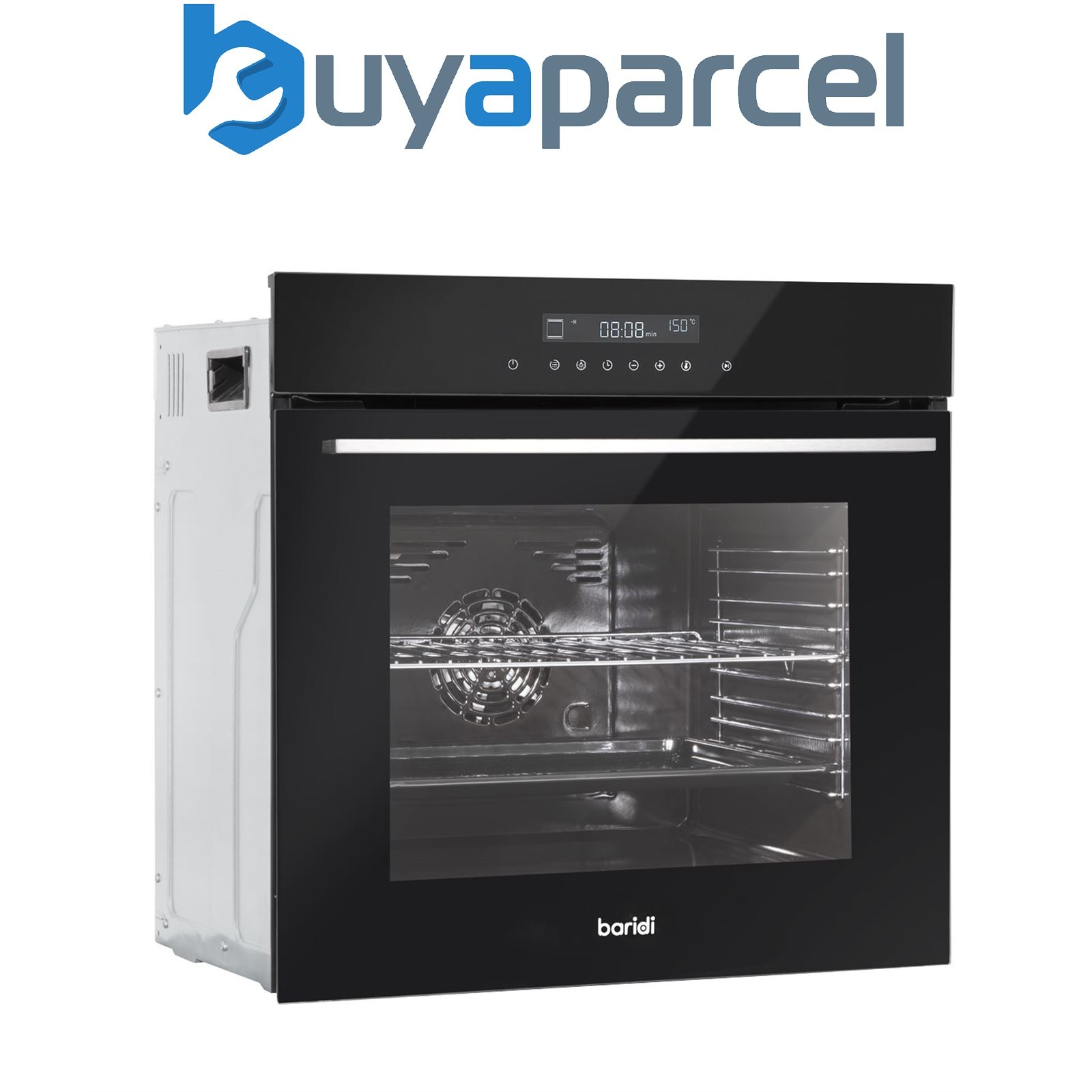 Sealey DH199 Baridi Integrated Fan-Assisted Electric Oven 60cm 72L Capacity - Bl