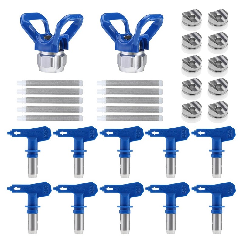 Airless Paint Sprayer Tips,Reversible Sprayer Tips with Filters/Guard1803