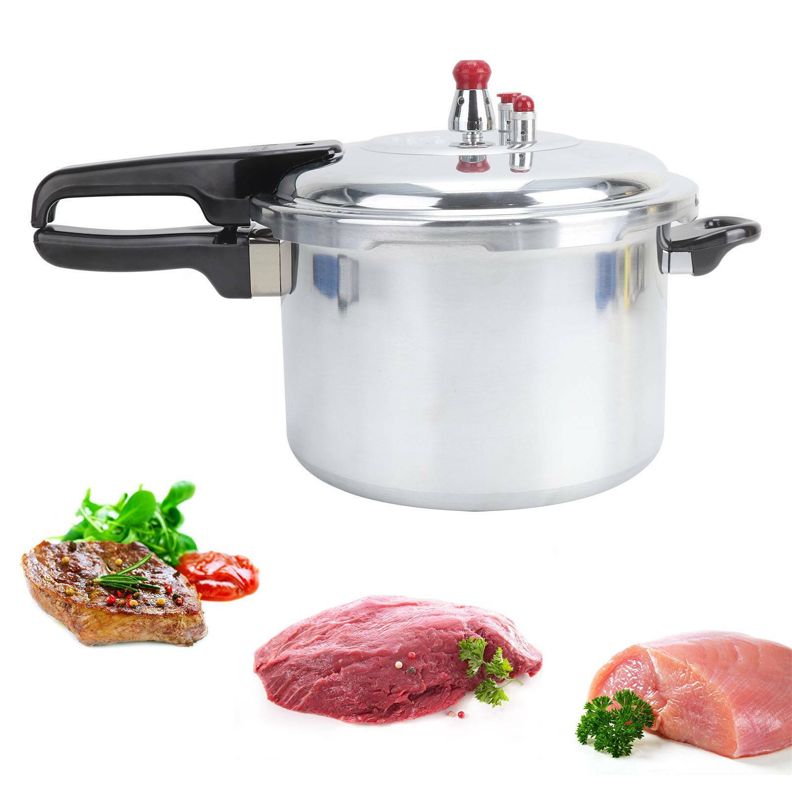 5 LItre Home Duel Handle aluminum Pressure Cooker Kitchen Catering Cookware