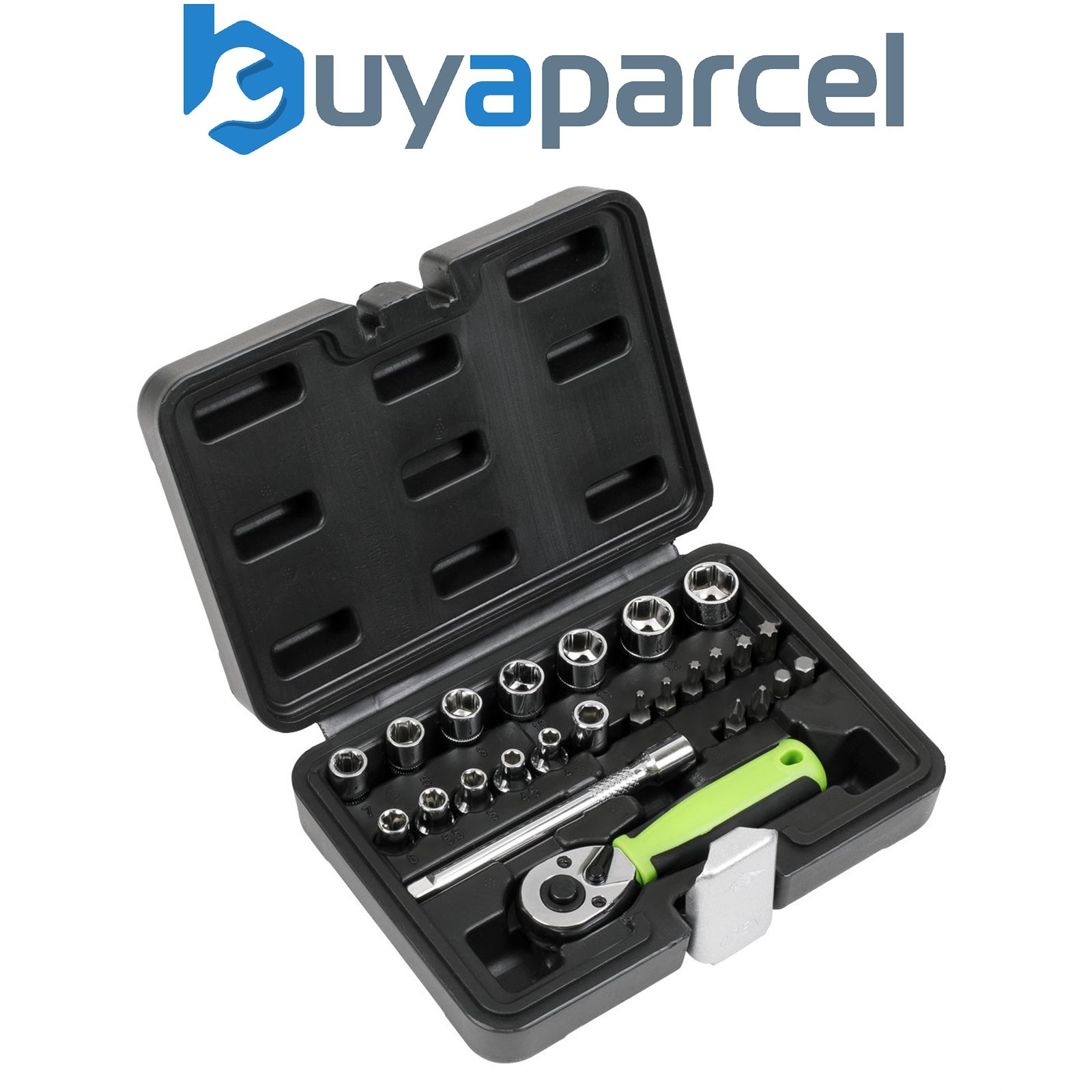 Sealey S01233 Siegen Socket Set 1/4"Sq Drive 25pc