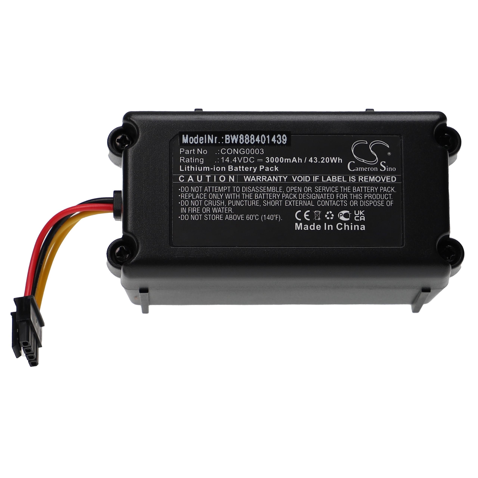 Battery for Blaupunkt BPK-VCBB1XPW+ BlueBot XSmart BPK-VCBB1XVB 3000mAh 14.4V