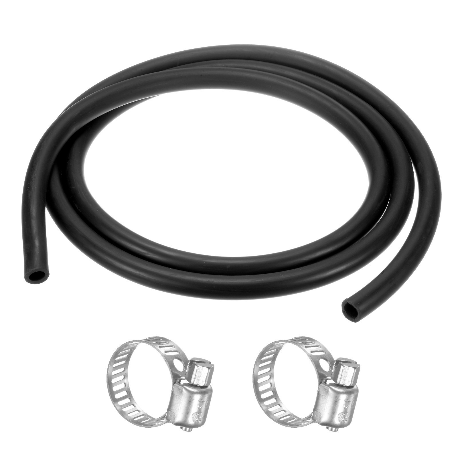 Lubricating Oil Hoses, 10mm x 16mm 9.84FT Rubber Tubing with 6pcs Clamps