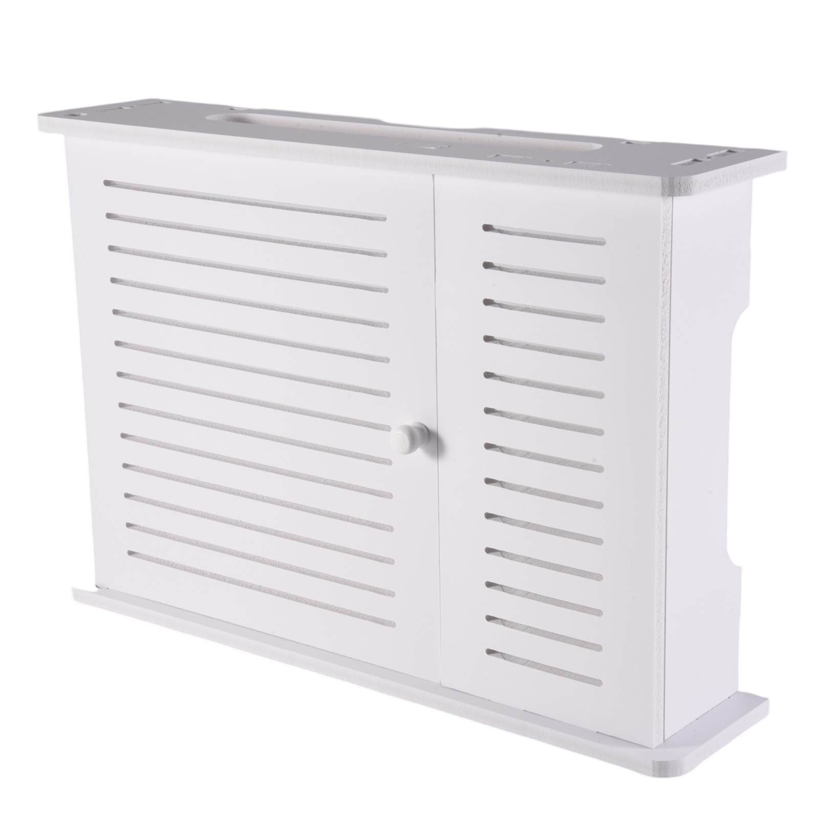 Wifi Router Storage Boxes Wooden Box Cable Plus Wire Bracket Wall Hanging9003