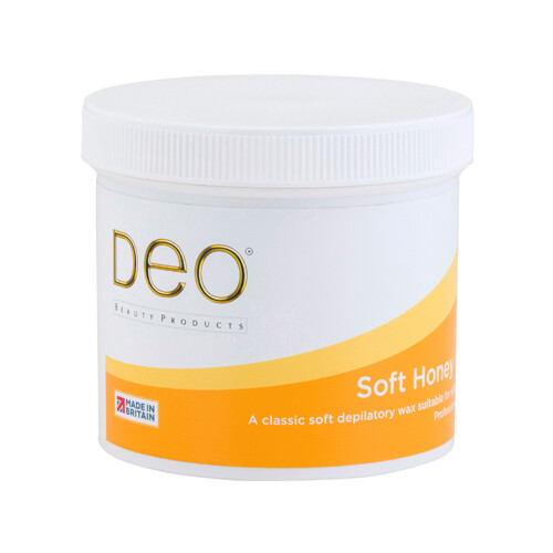 Deo Soft Honey Topaz Wax Pot Tub Jar Depilatory Face Leg Body Waxing Beauty