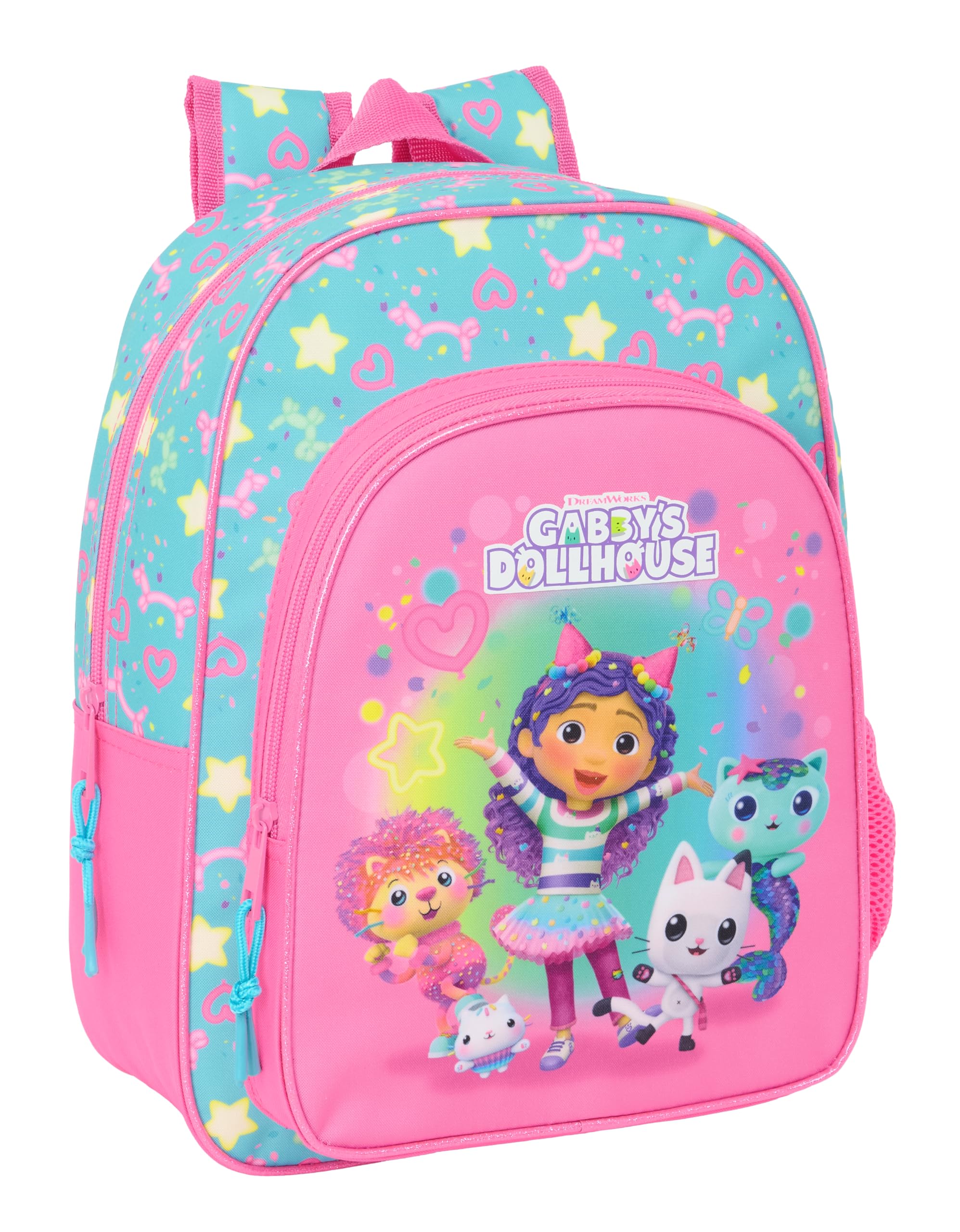 safta GABBY'S DOLLHOUSE CONFETTI Children's School Backpack, Children's Backpack