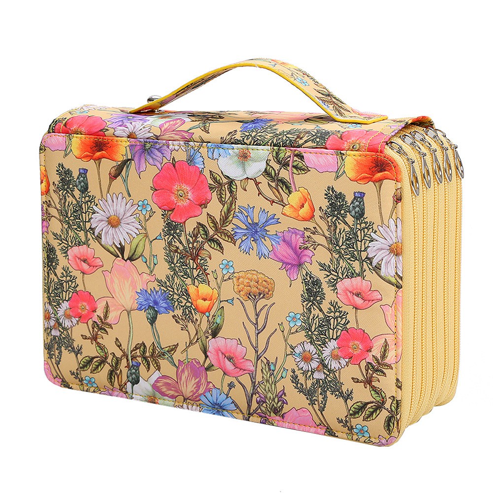 250 Slots Colored Pencil Case Organizer with 5 Layer Zipper-Large Capacity2123