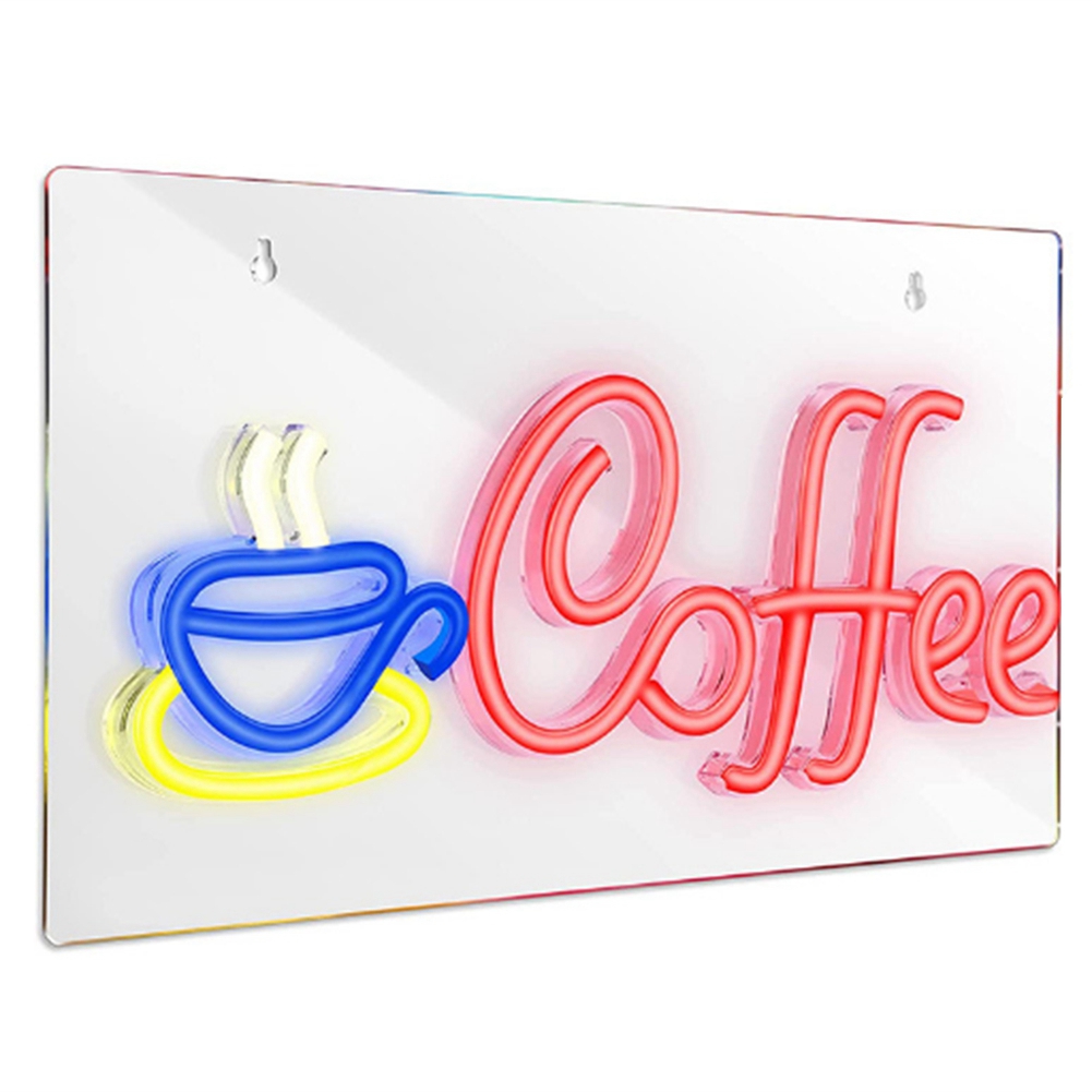 Coffee Neon Sign USB Powered Coffee Sign LED Camping Light LED Sign for6565