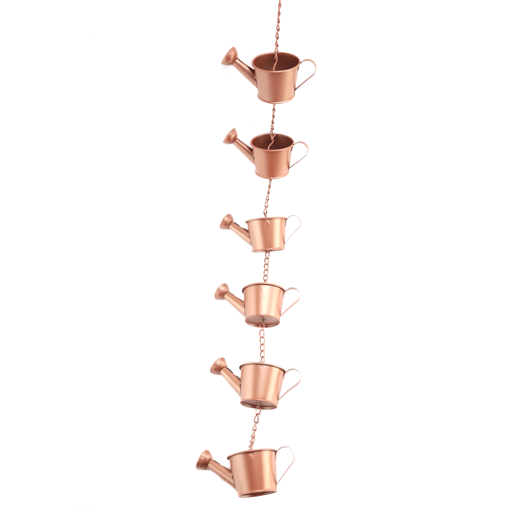 Steel Leaf Rain Chain, Garden Gift for Mom, Gutters, Rain Catcher for8265