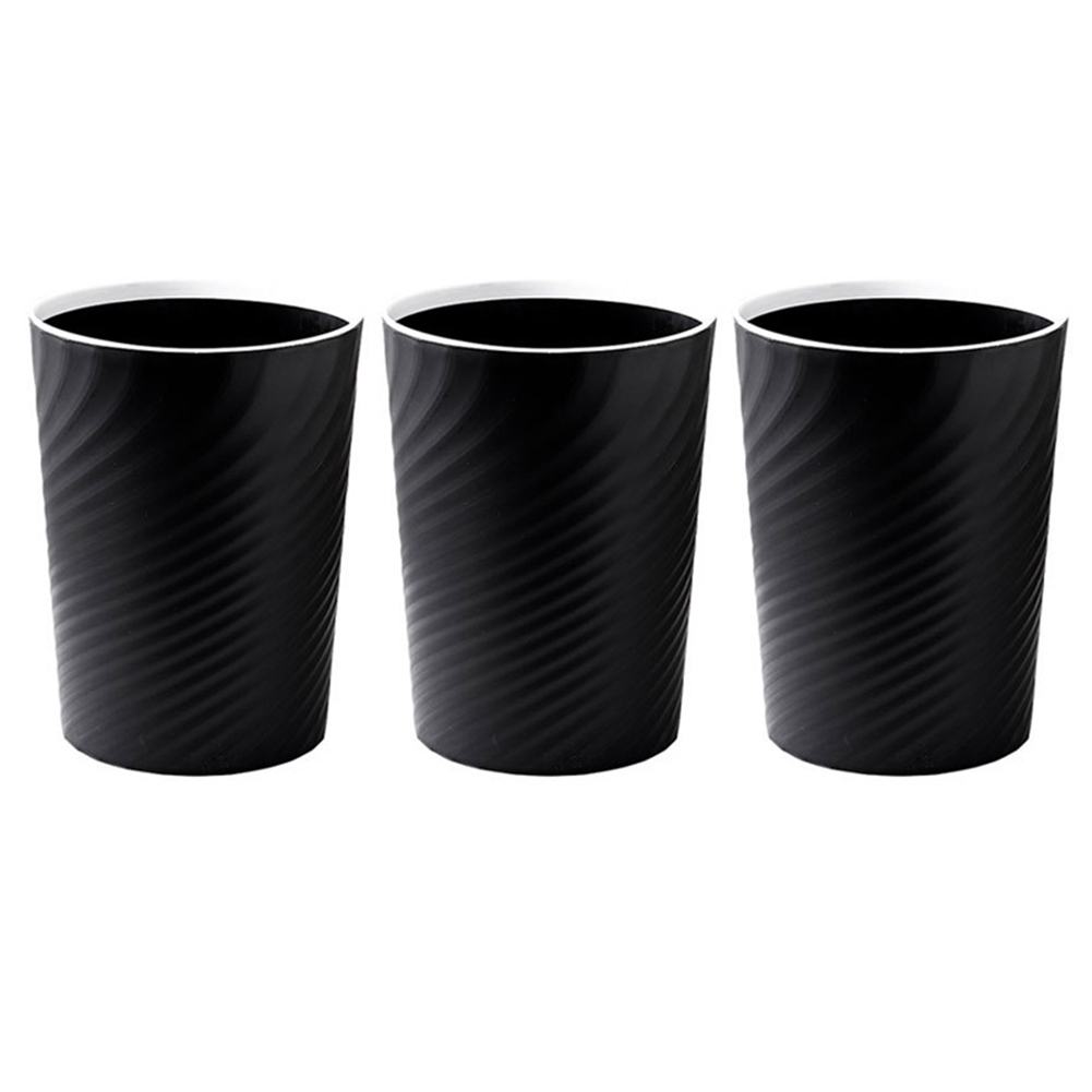 Small Trash Can, 3Pcs Bathroom Trash Can, Slim Round Waste Basket, for5197