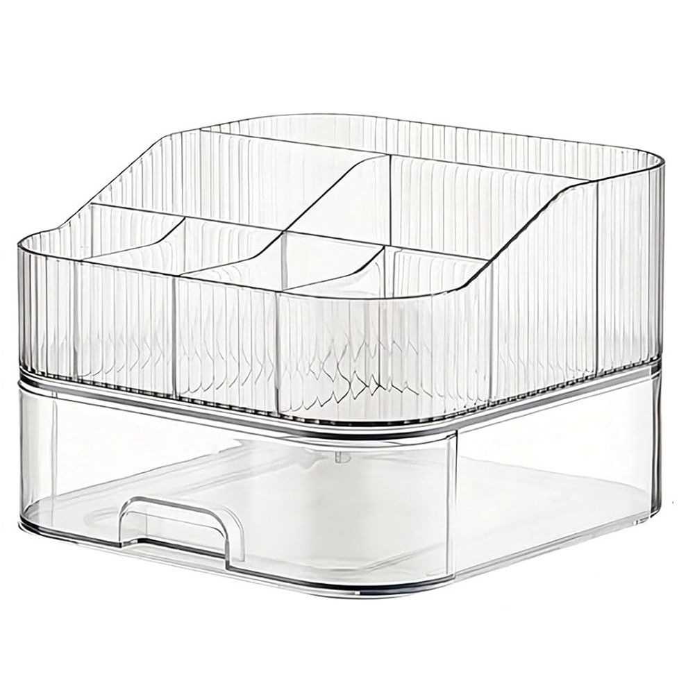 Makeup Organizer with Stackable Drawer Countertop Vanity Cosmetics6277