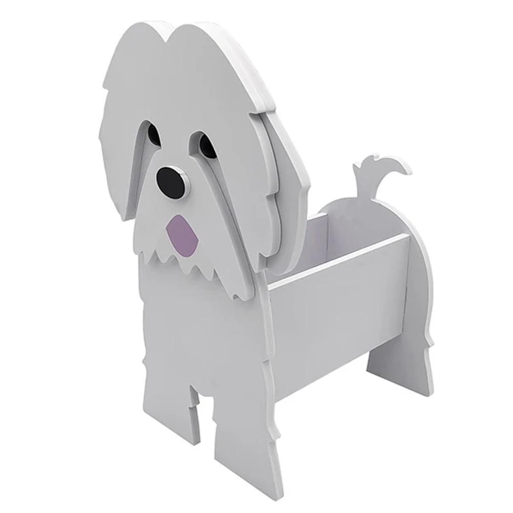 Cartoon Pet Dog Flowerpot Assemblable Dog Flower Pot Pet Dog Breeds Garden1692