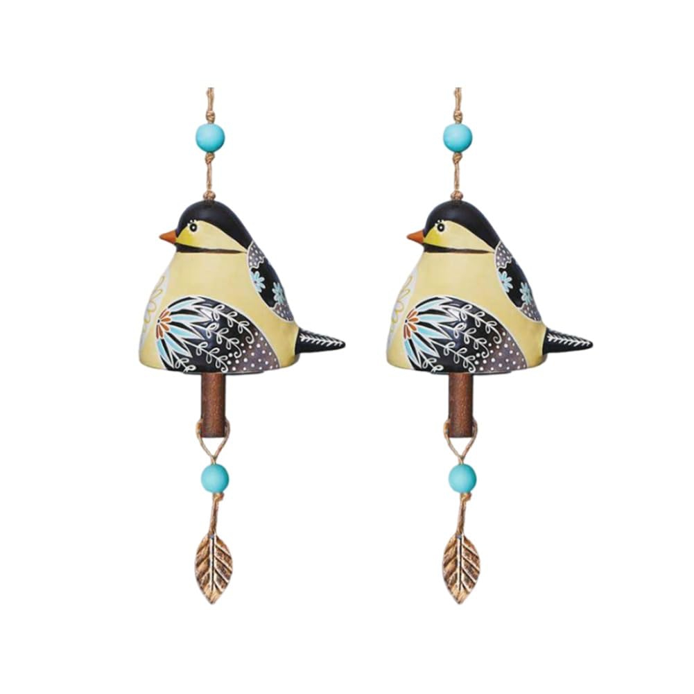 2PCS Bird Song Bell Bird Song Bell Wind Chime Bird Song Bell Garden Decor5691