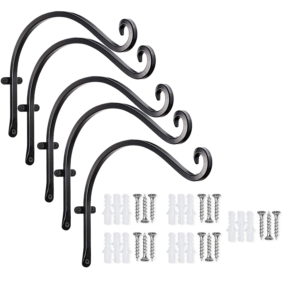 Gardening Hook Flower Rack Balcony Garden Hanging Flower Rack Hook Hanging9759