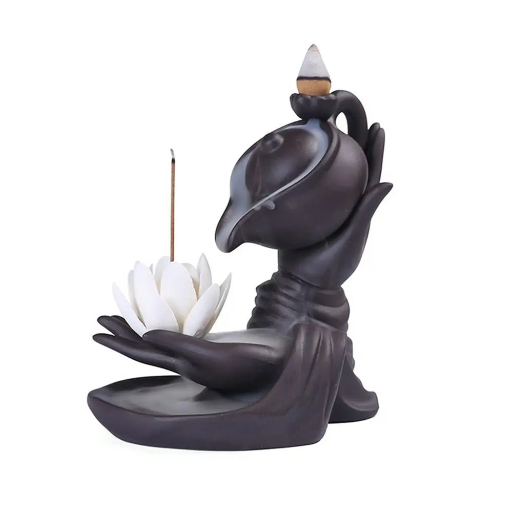 Buddha Hand Backflow Incense Burner Buddha Lotus Hand Backflow Lotus Hand6577