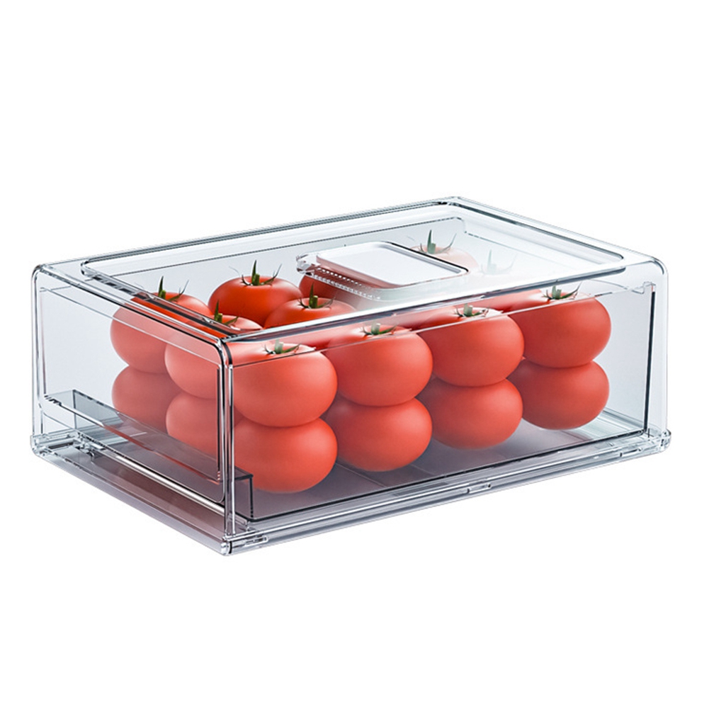 Drawer Refrigerator Storage Box, Stackable Refrigerator Storage Box,8501