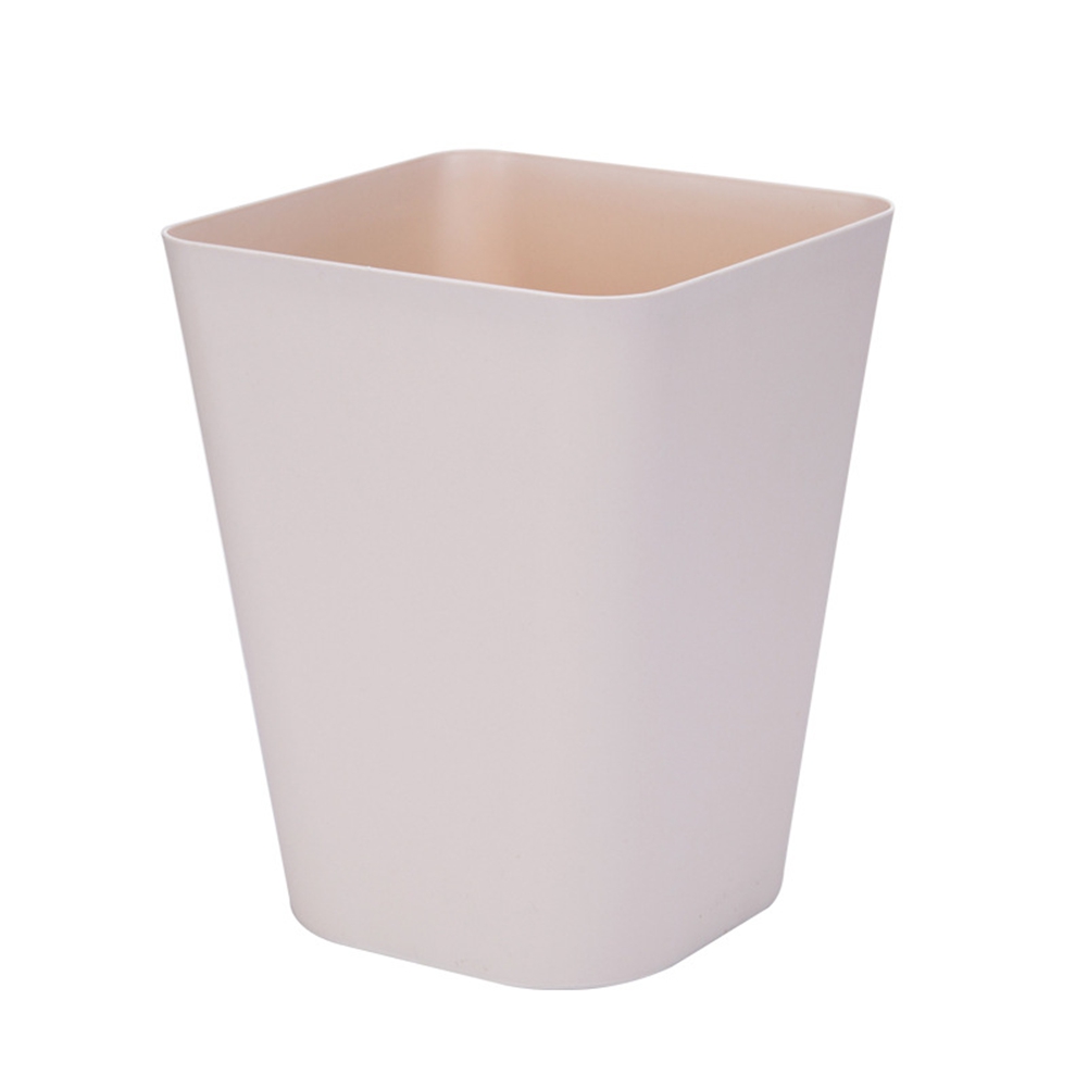 Plain Uncovered Trash Can Household Large Trash Can Paper Basket V3S75439