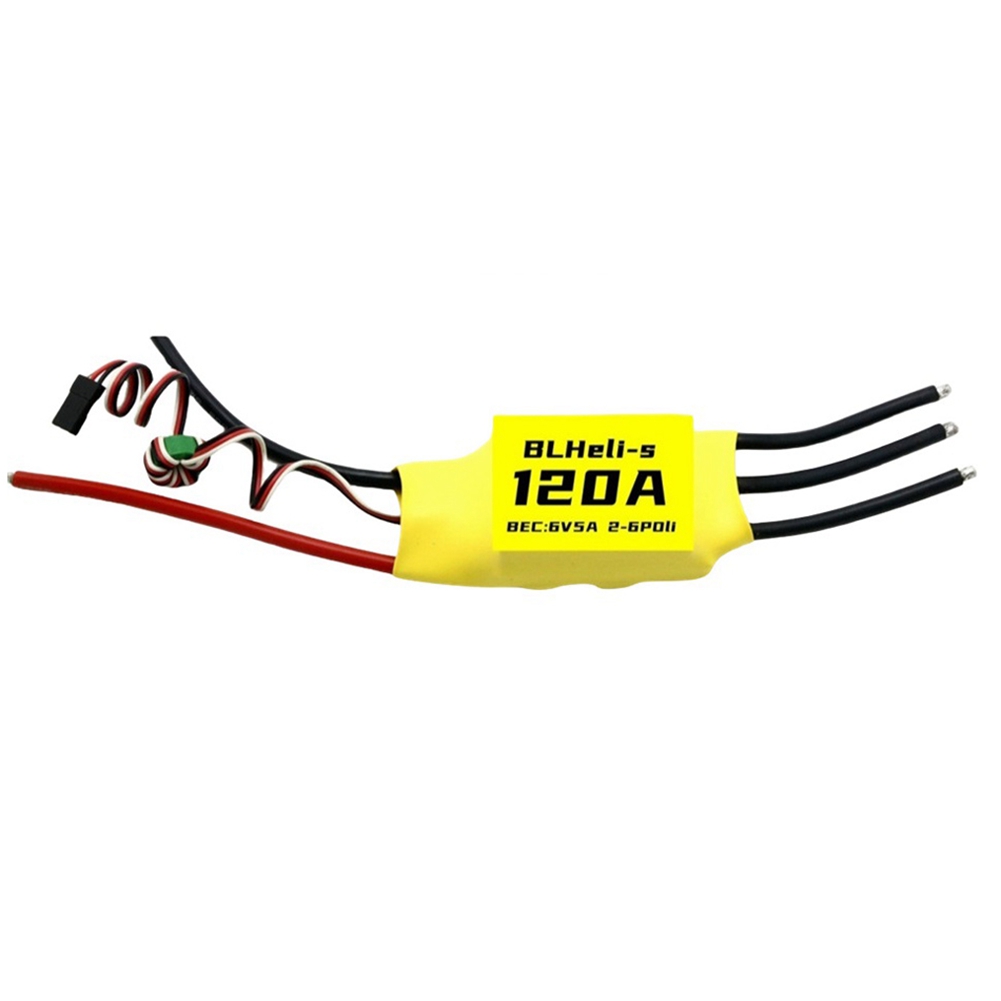 BLHeli 120A Brushless ESC 6V 5A BEC 2-6S for RC FPV Fixed Wing Multirotor6660