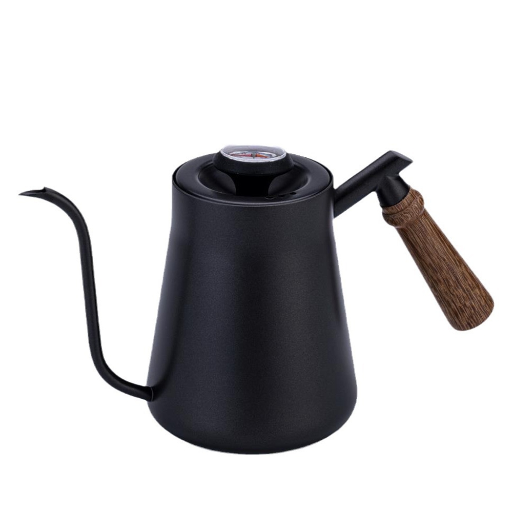 Wooden Handle Hand Brewing Kettle Home Narrow Mouth Kettle Drip Coffee Hand4980