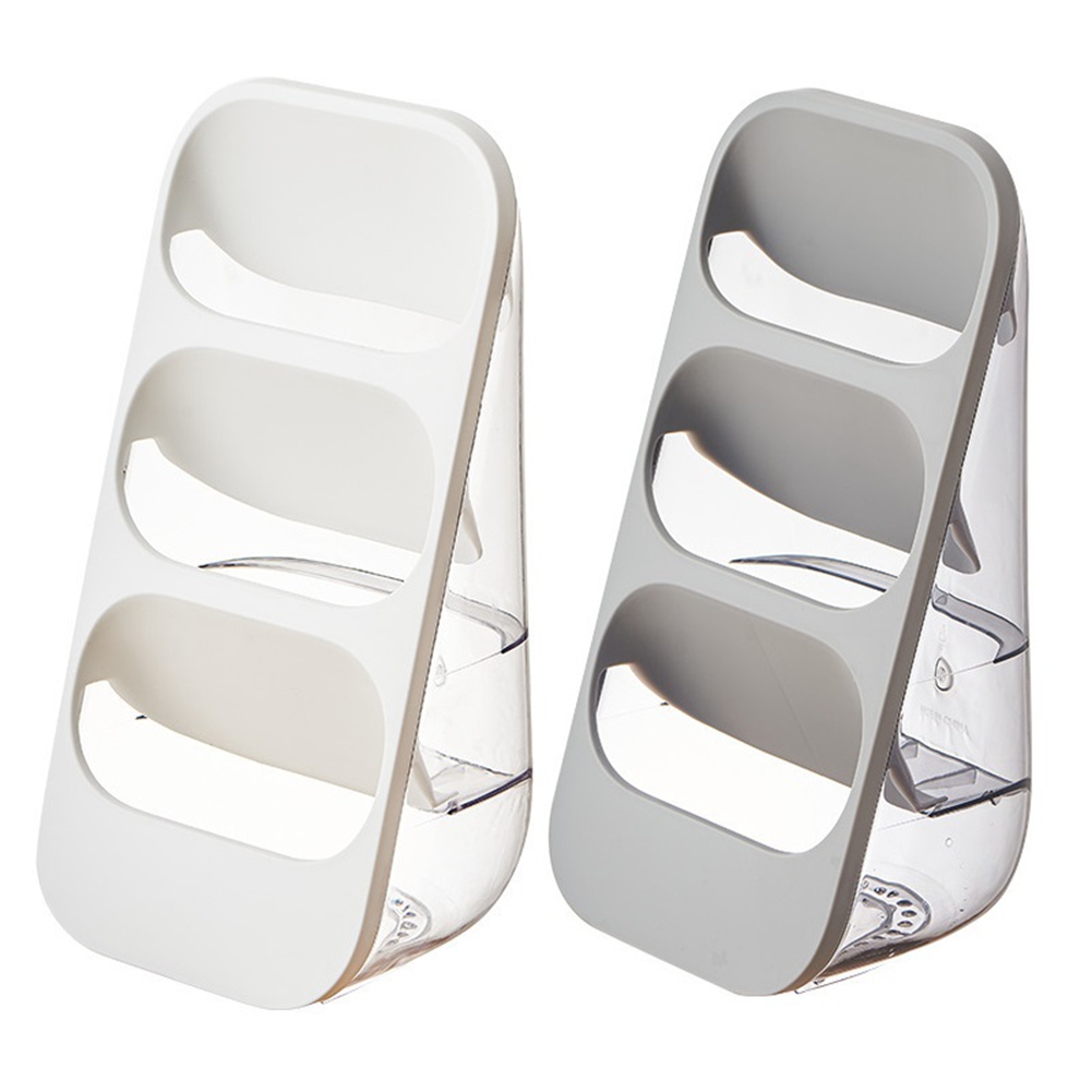 Multi-Functional Three-Layer Draining Storage Box for Kitchen Utensils -4440