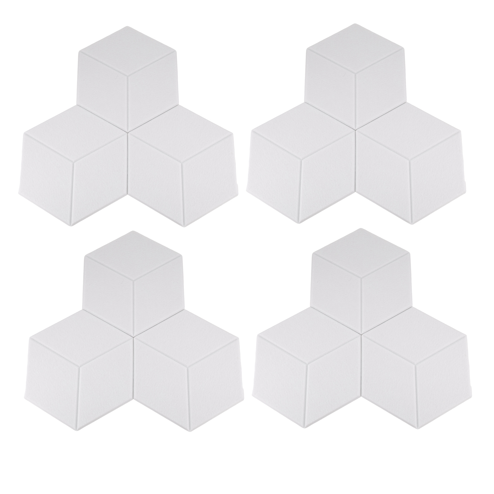 12 PACK Acoustic Foam,Self-Adhesive Sound Proof Panels,for Sound Insulation8186