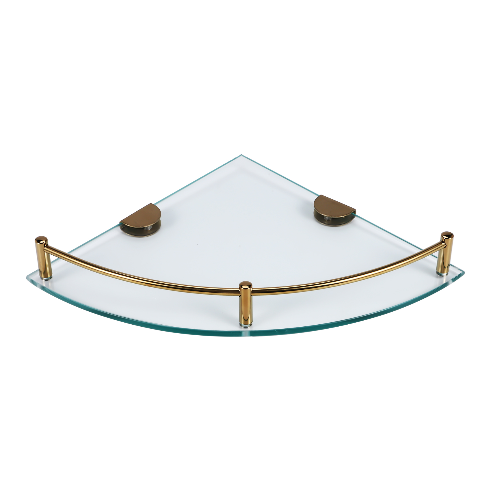 Bathroom Shelves, Bathroom Glass Corner Shelf Wall Mounted ,Tempered Glass9559