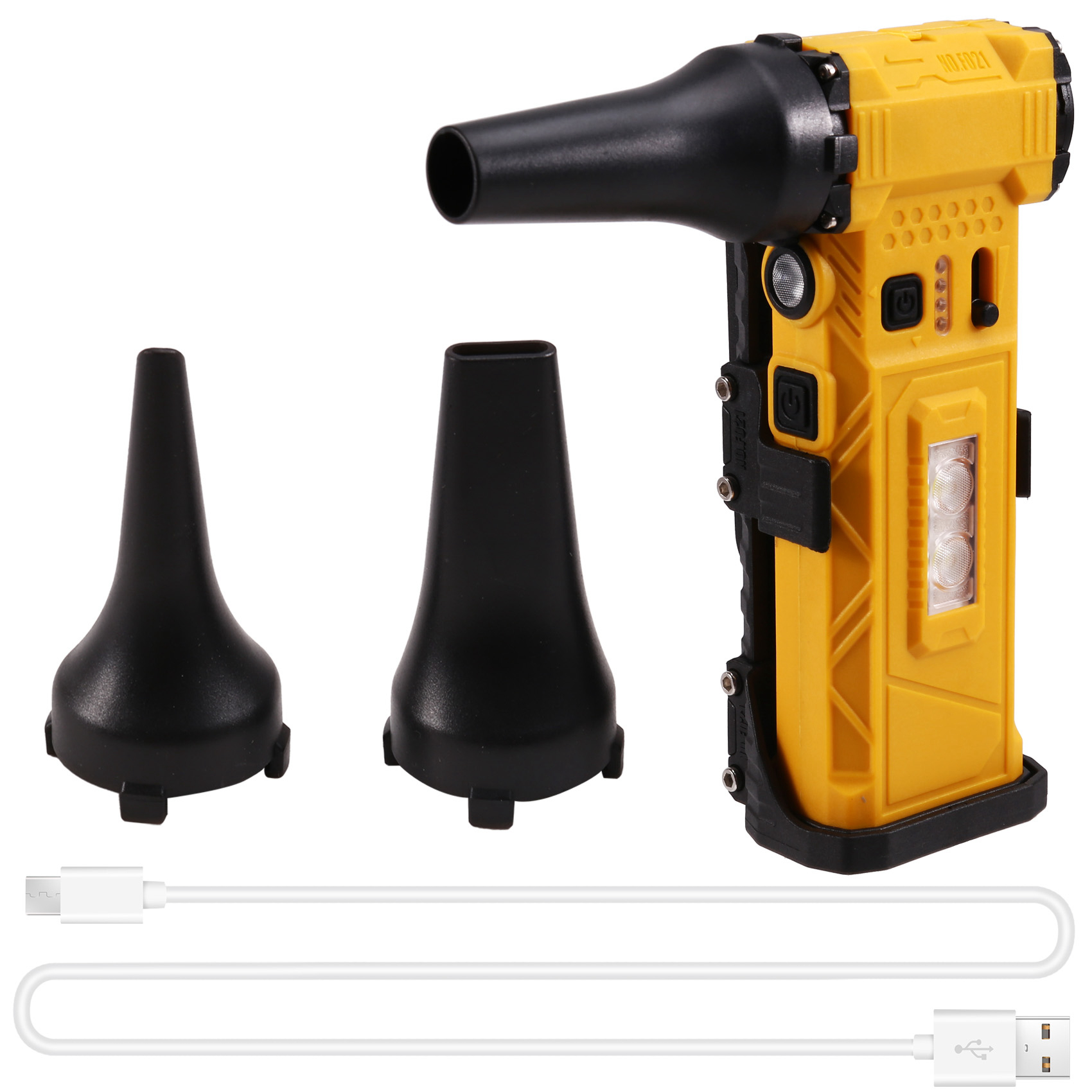 Handheld Fan with Light 110000RPM Adjustable Speed Hair Dryer3944