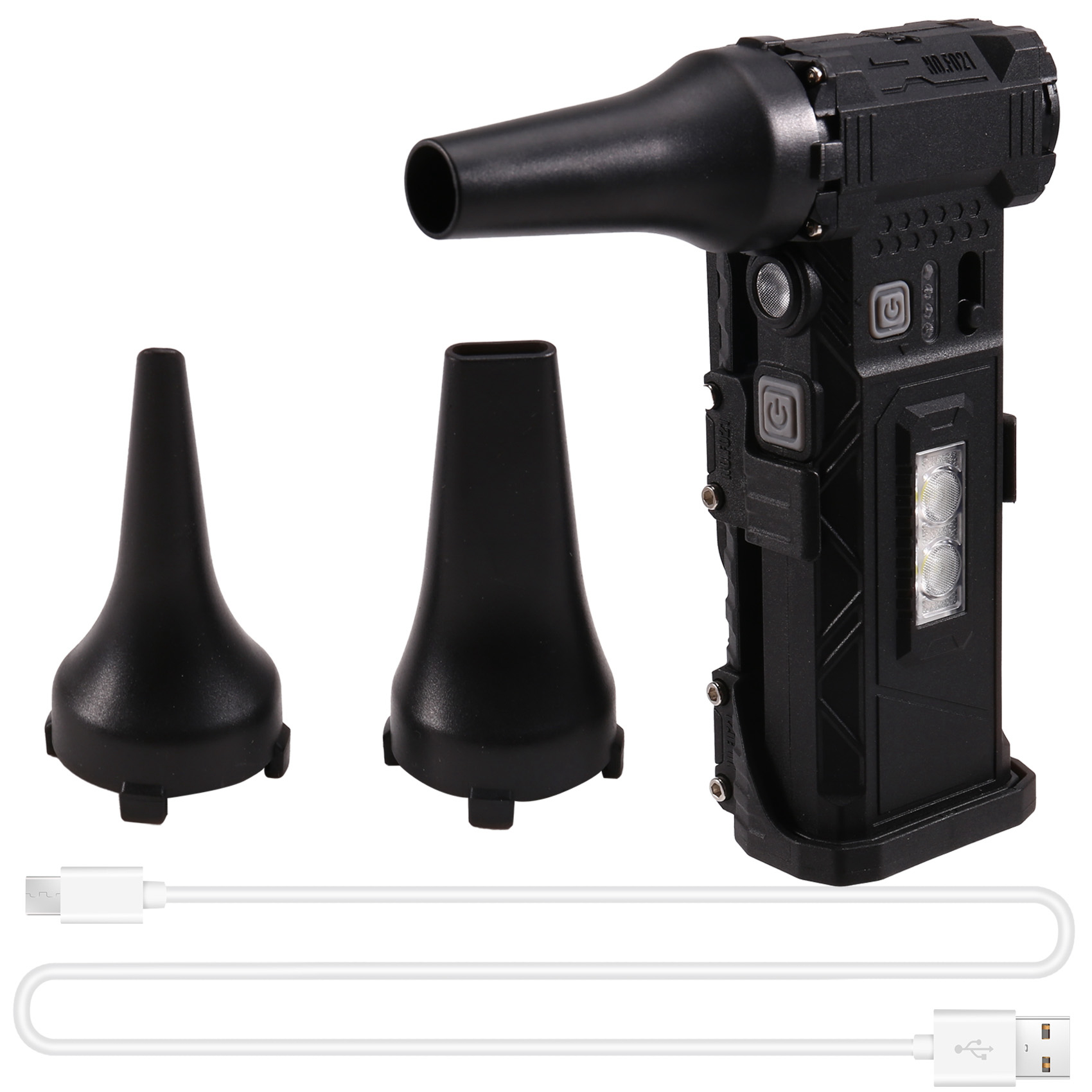 Handheld Fan with Light 110000RPM Adjustable Speed Hair Dryer8577