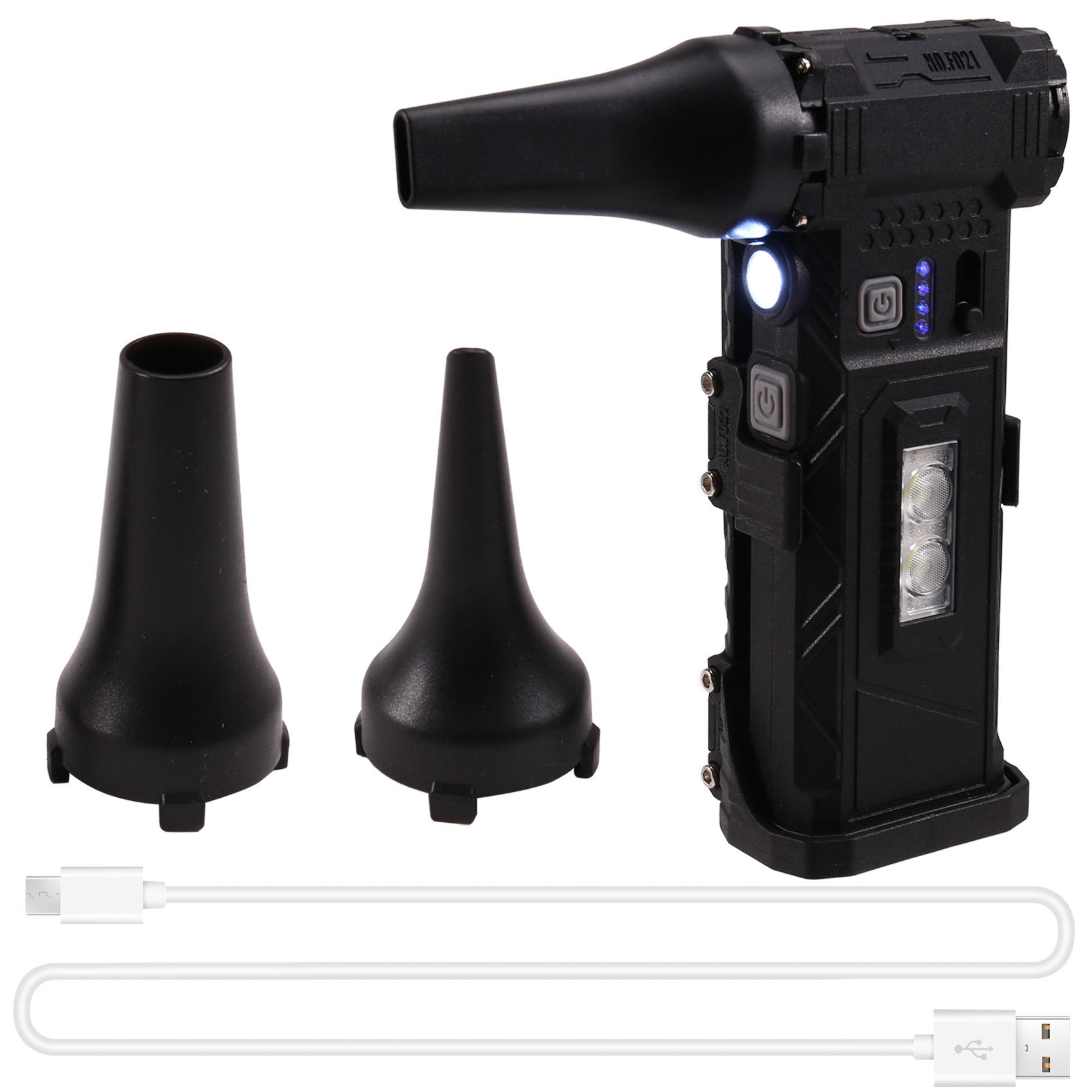 Handheld Fan with Light 110000RPM Adjustable Speed Hair Dryer1895